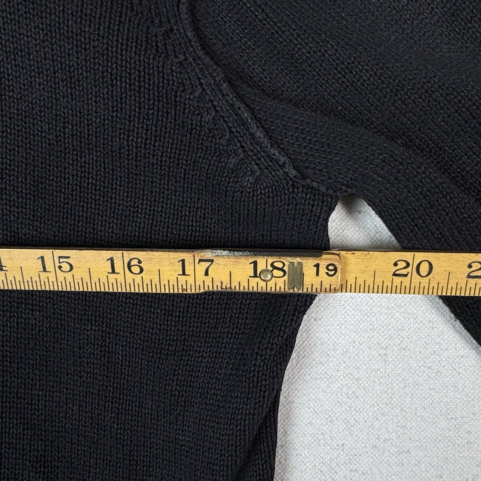 American Eagle Outfitters Men’s 1/4 Zip And Button Sweater Black XS