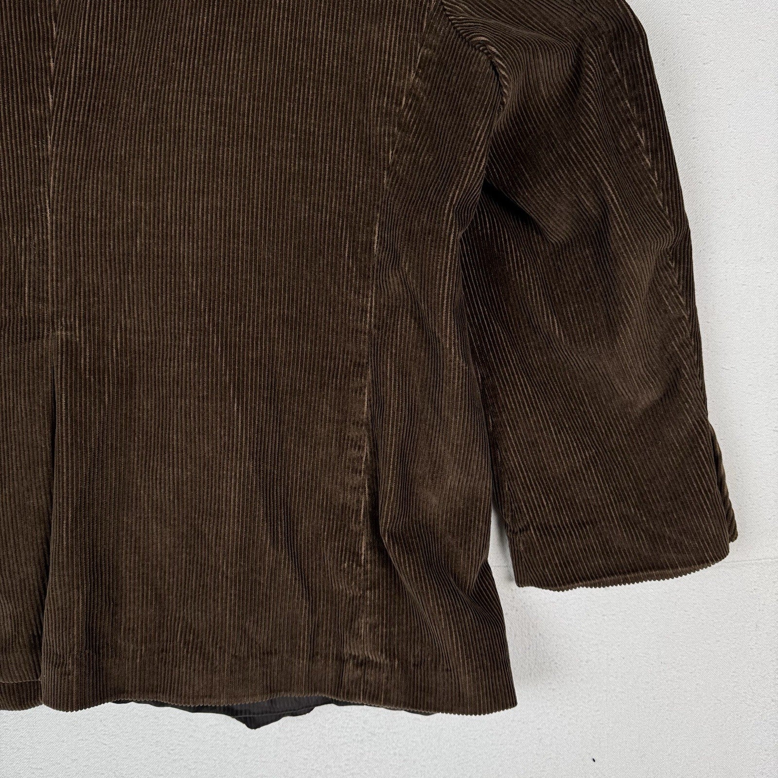 New England Collection Men's Brown Corduroy 2-Button Blazer Size 48R