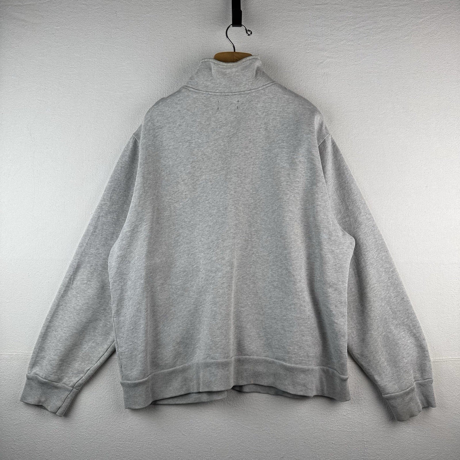 90’s Vtg Polo Jeans Co Ralph Lauren Mens XL Full Zip Gray Sweatshirt Cardigan
