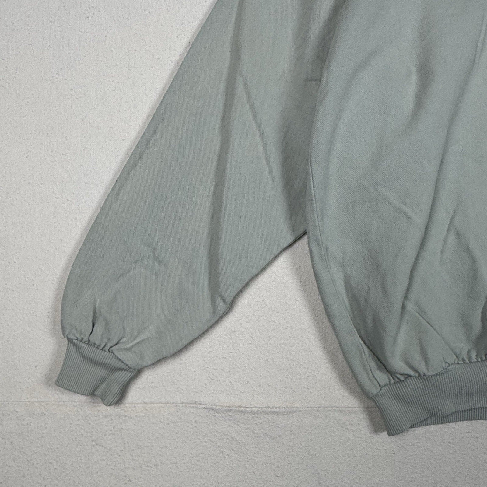 Vintage Wek The World Denim Shirt Size Green X-Small L/S Retro Distressed USA