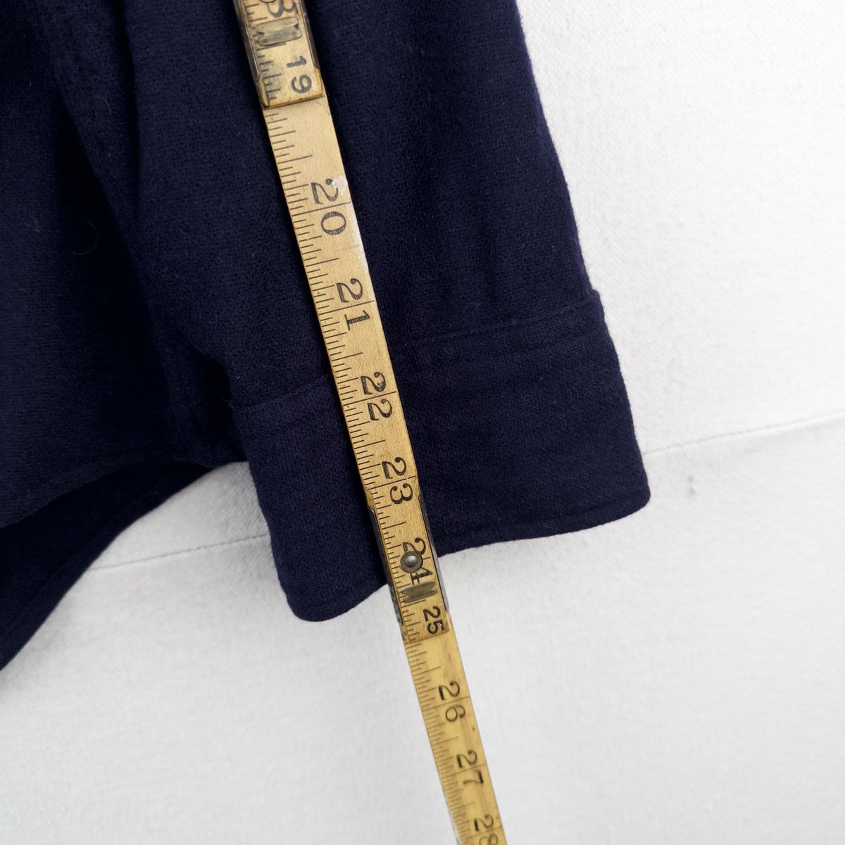 50’s Vintage Military Wool Navy Blue Shirt Elbeco Regulation Men’s 15.5 Large