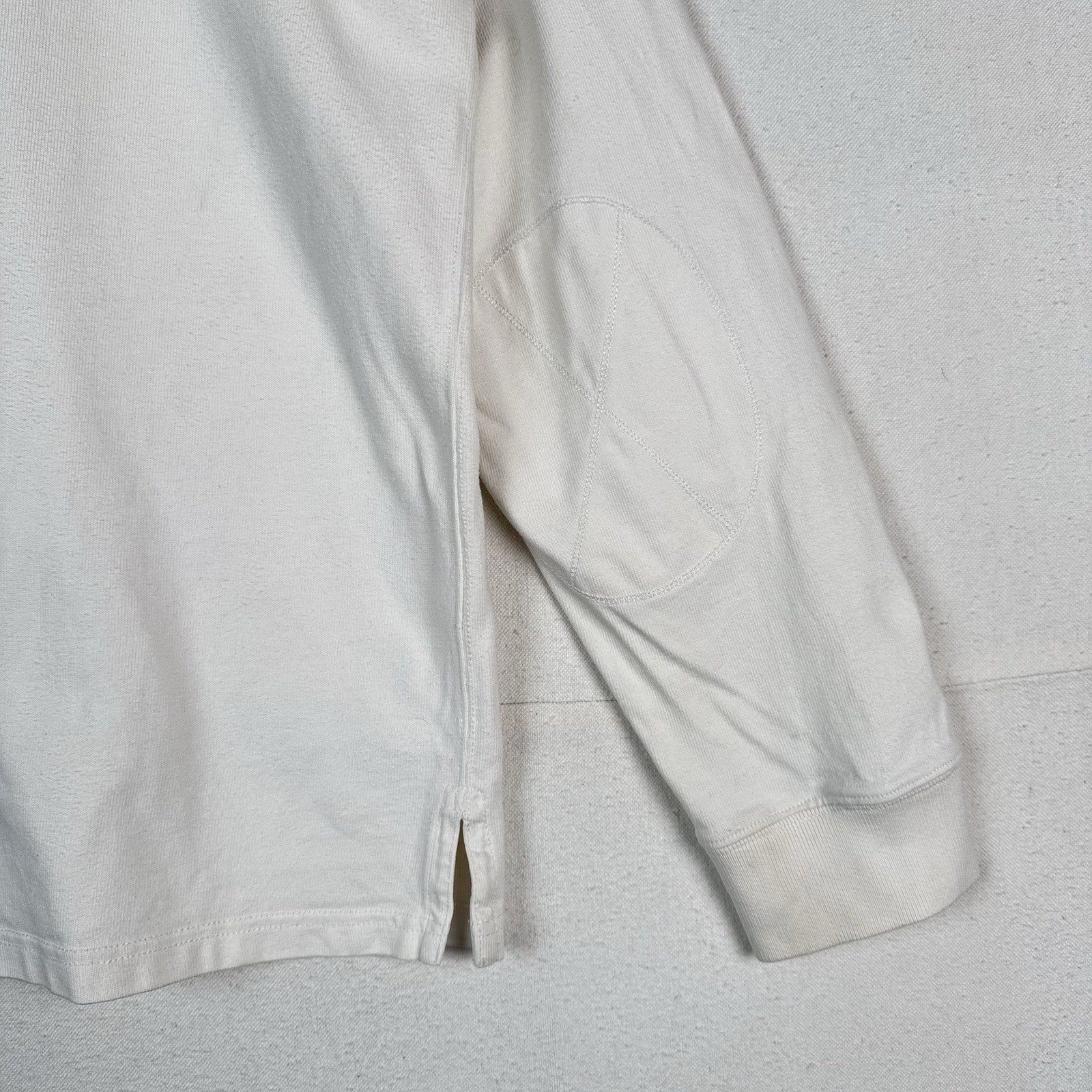 Vtg Polo Ralph Lauren Nautical Crest Quilted Elbow Pads Rugby Shirt Mens XL