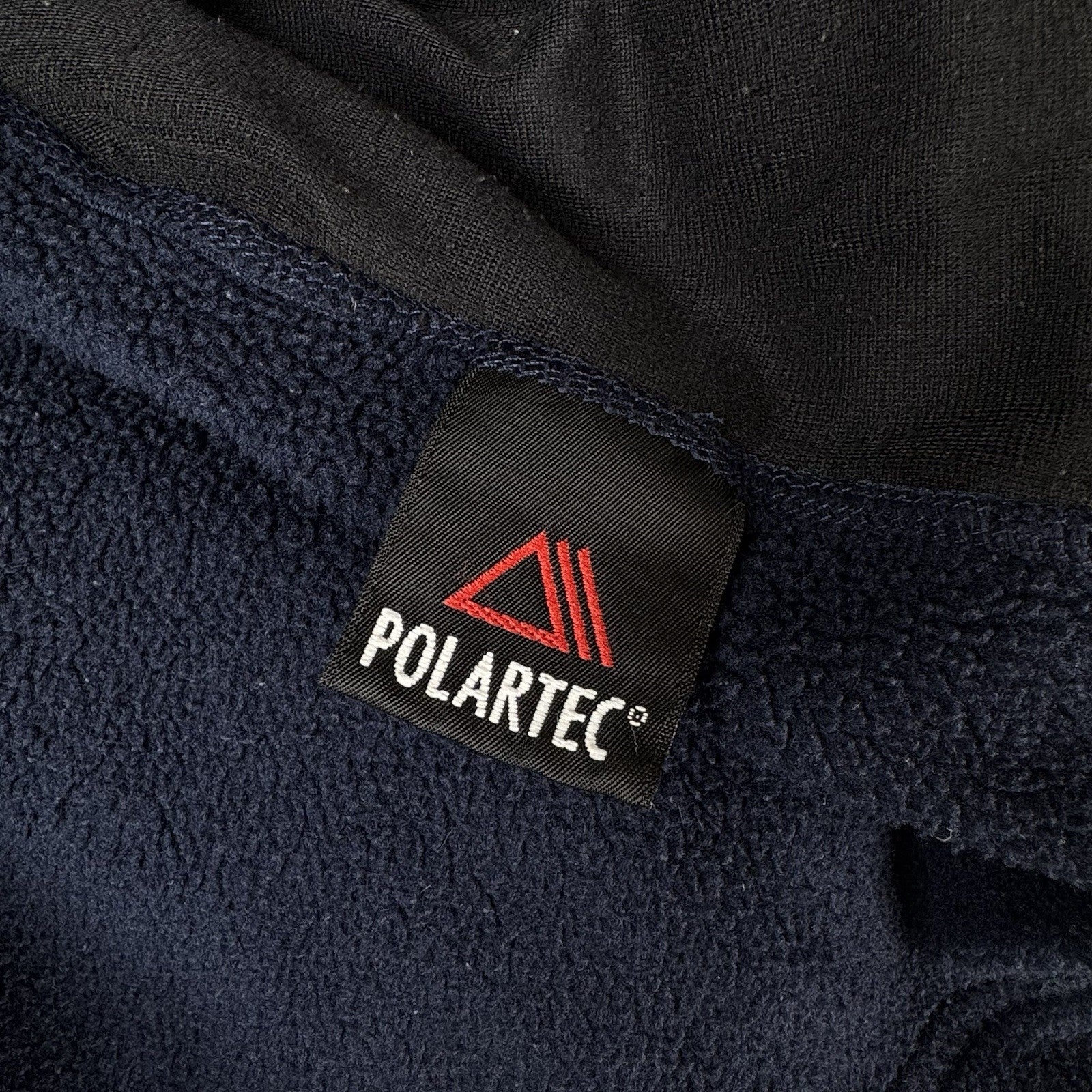 Vintage 90s Polo Sport Ralph Lauren 1/4 Zip Jacket Mens XL Blue Fleece Spellout