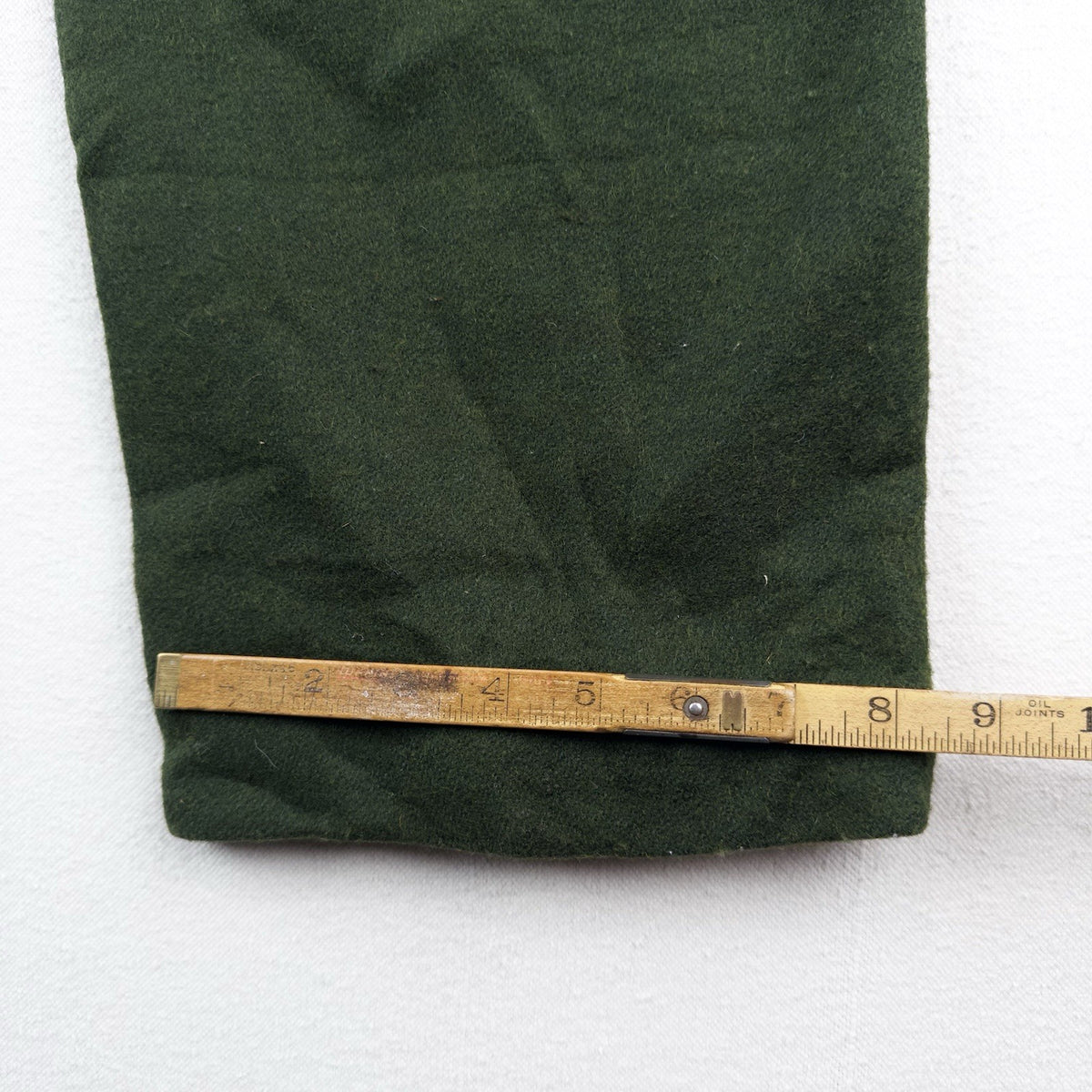 70’s Vtg Woolrich Hunting Malone Pants 34x26 Wool Forest Green High Rise 12” USA