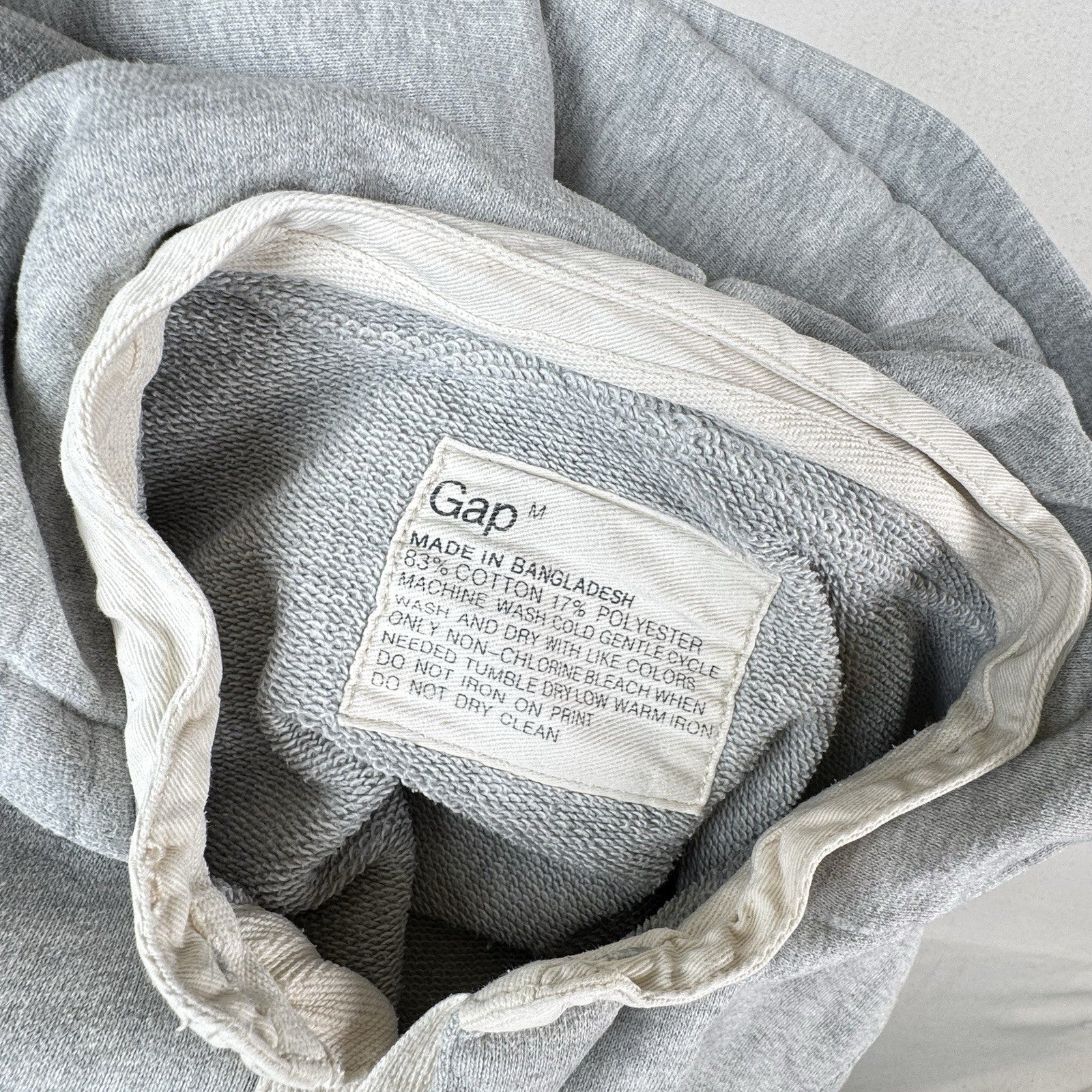Vintage Y2K Gap Athletic Afterhood Hoodie Adult Medium Gray Pullover Mens