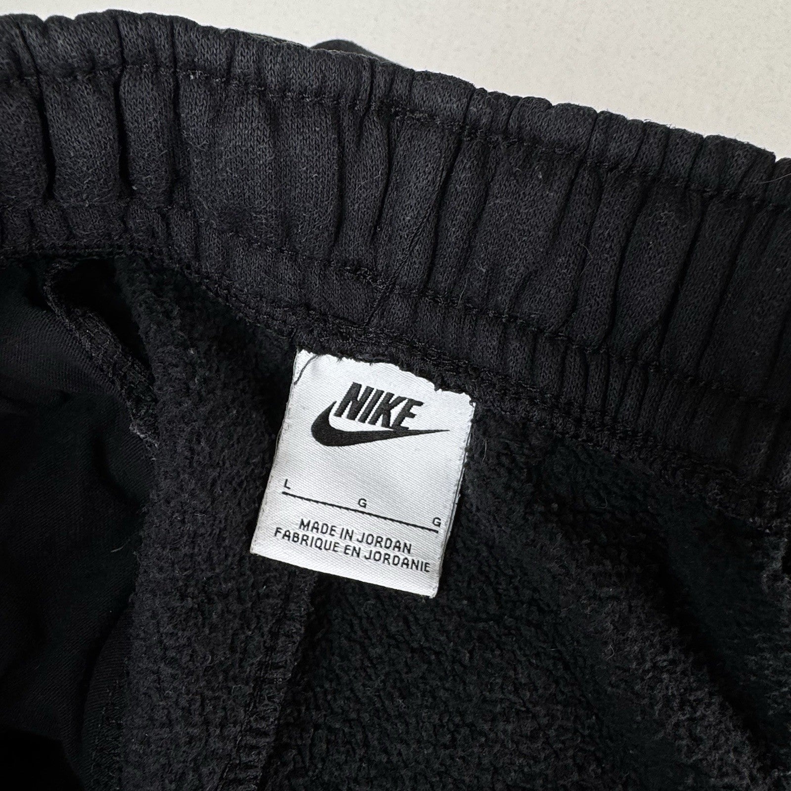 Nike Sportswear Club Men’s Fleece Joggers Black Large Sweatpants