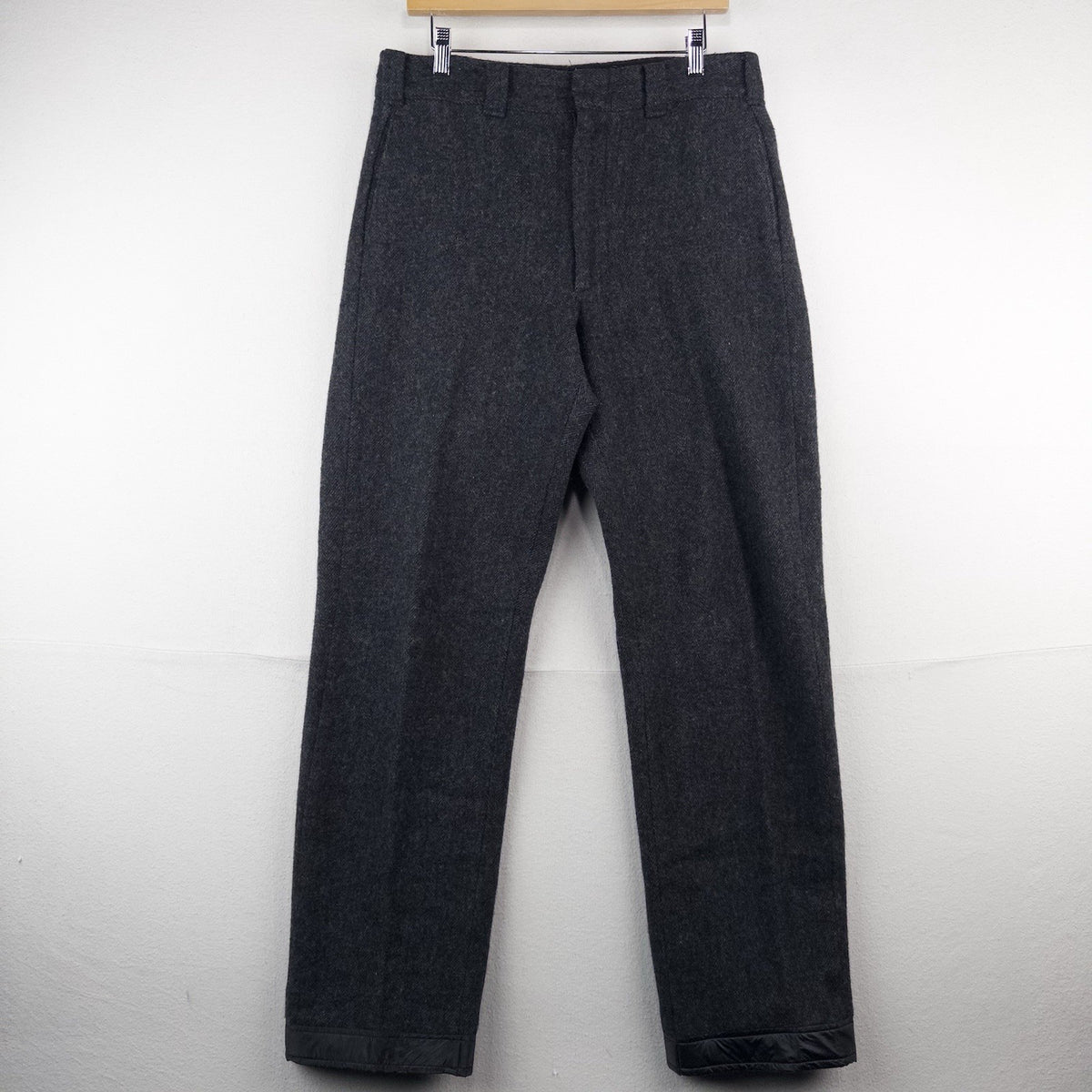 60’s Vtg Woolrich Malone Field Pants 32x32 Wool Heather Gray Nylon Cuff USA