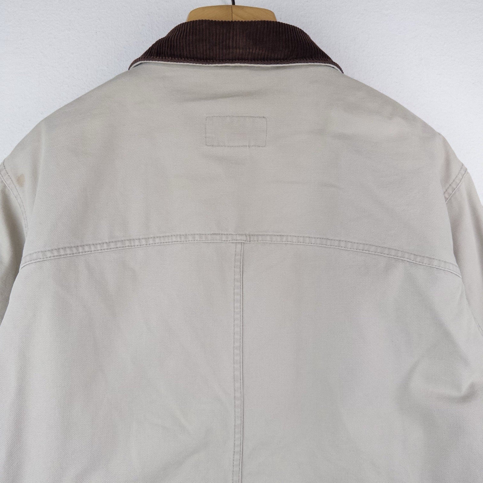 90’s Vtg J Crew Men’s M (46) Heavy Canvas Chore Field Coat Jacket Sherpa Lining