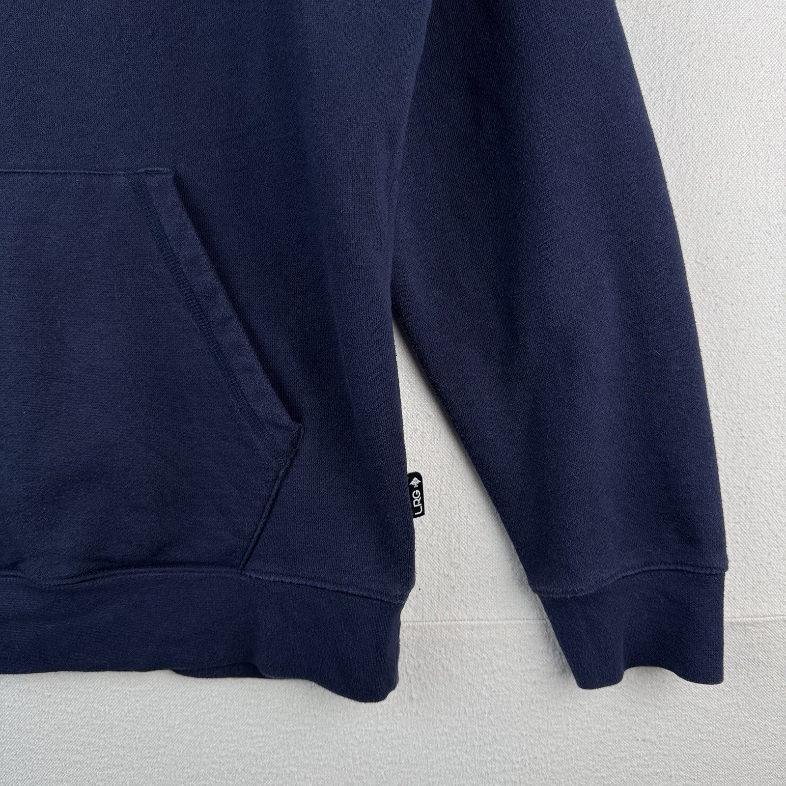 LRG Lifted Research Group Blue Mens Medium Mountain Graphic Reflective Logo