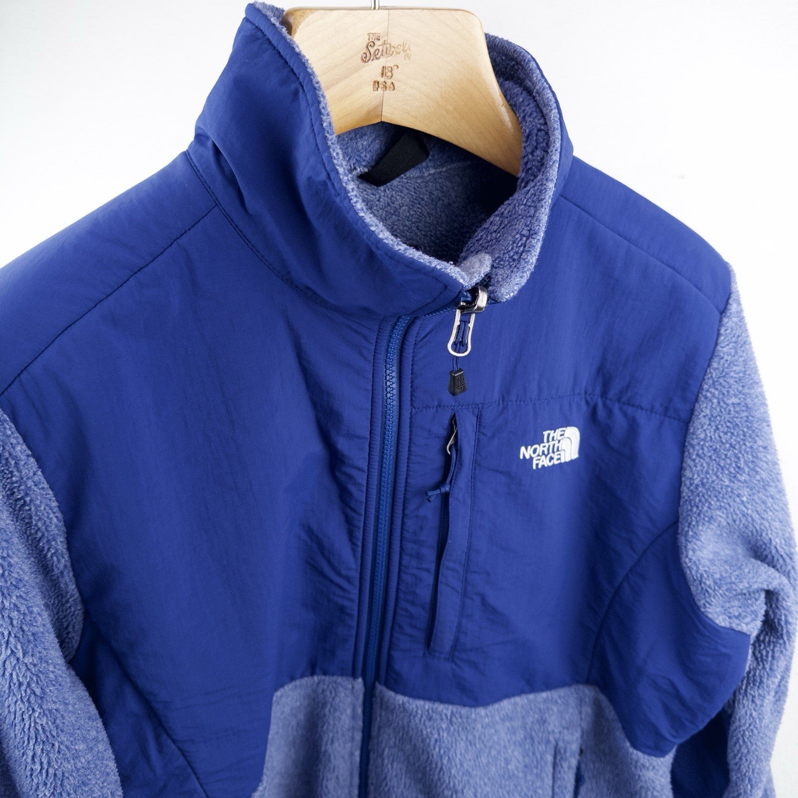 The North Face Women’s Large Denali Full Zip Blue Fleece Jacket