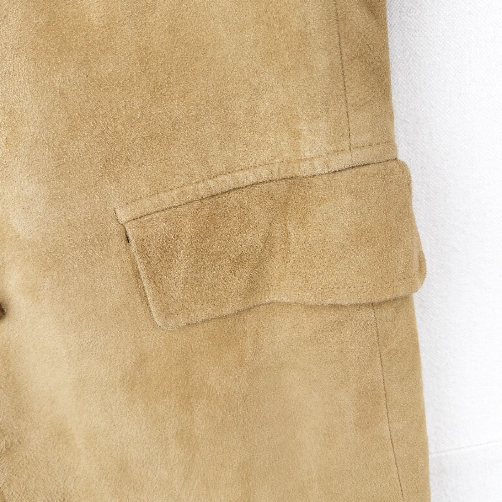 70’s Vtg M.S. McClellan Mens 36 Leather Suede Sport Coat Jacket Camel Tan *Read