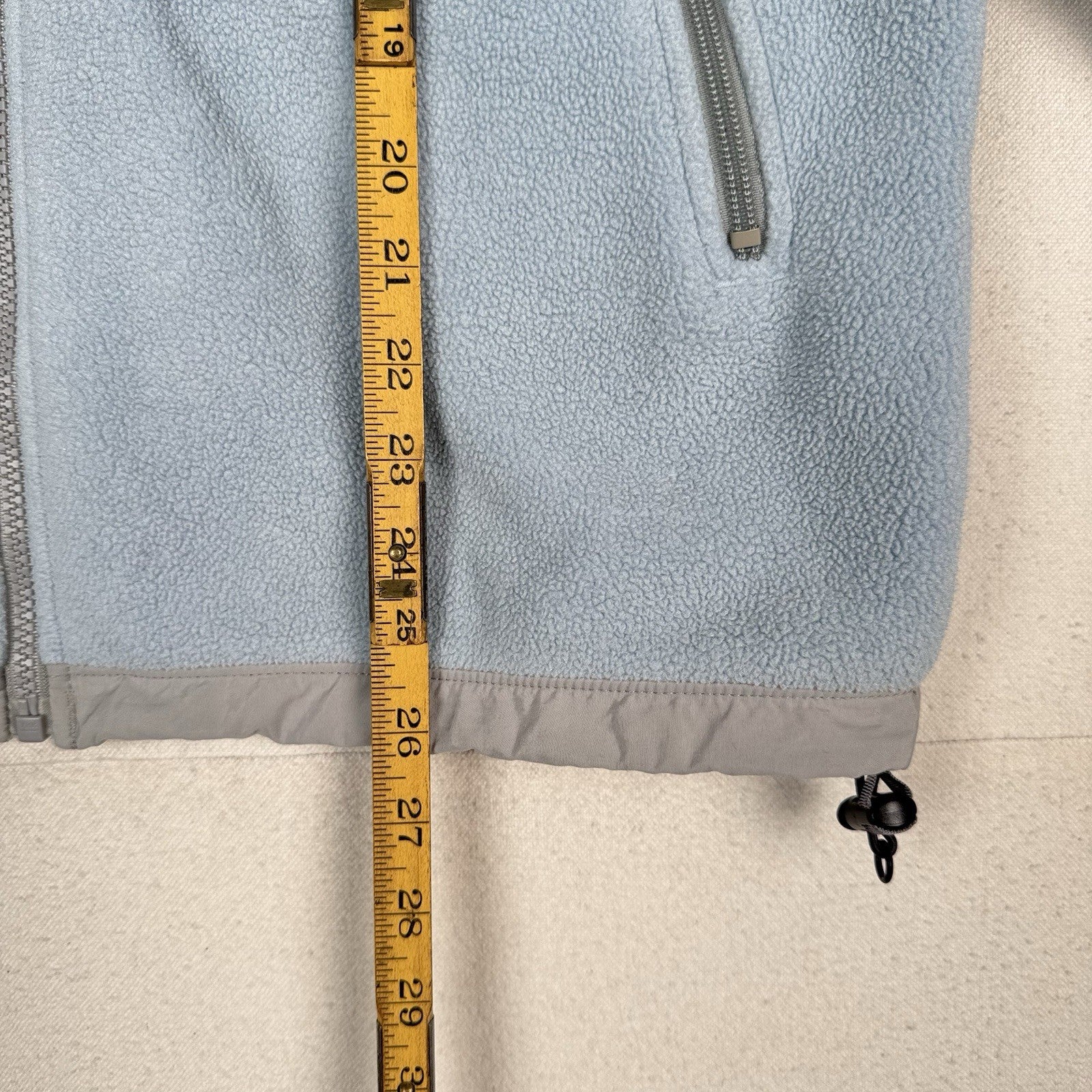 The North Face Youth X-Large XL Blue Gray Fleece Full Zip Jacket