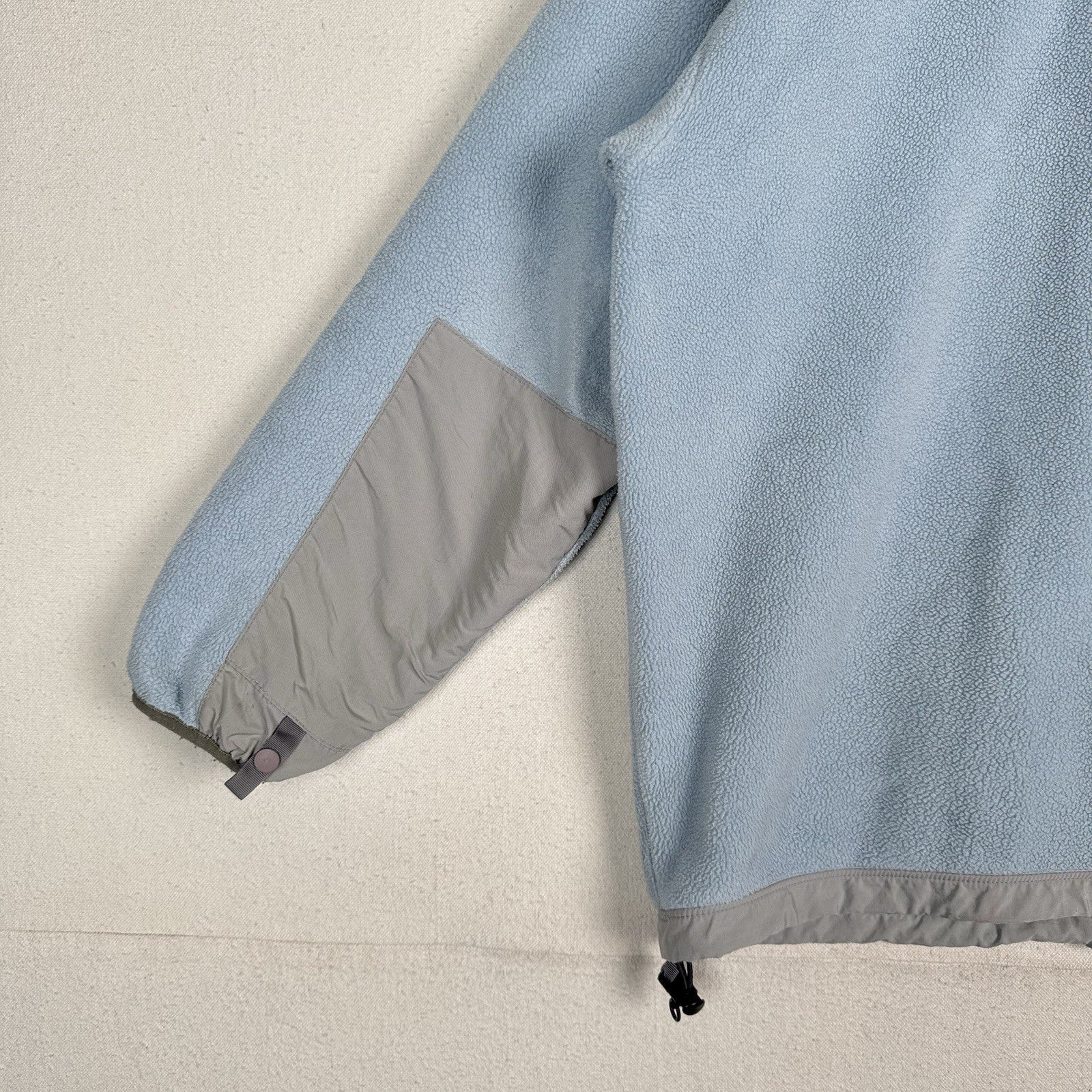 The North Face Youth X-Large XL Blue Gray Fleece Full Zip Jacket