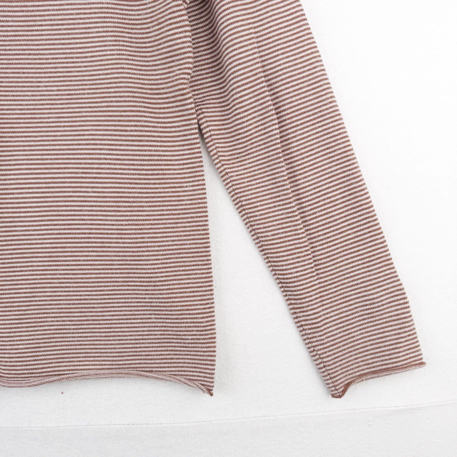 Merino Wool Striped Sweater Henley Women’s Large Carve Designs