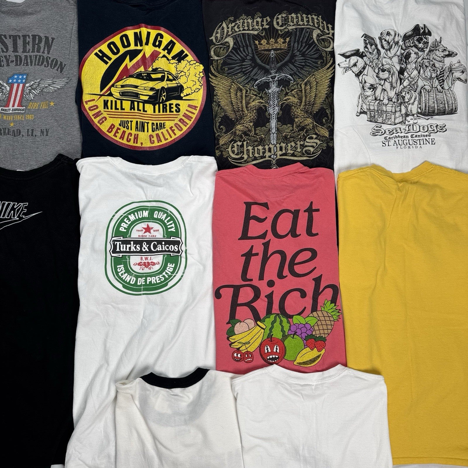 Lot of 10  2000’s Y2K T-shirt Wholesale Box S,M,L,XL,3XL