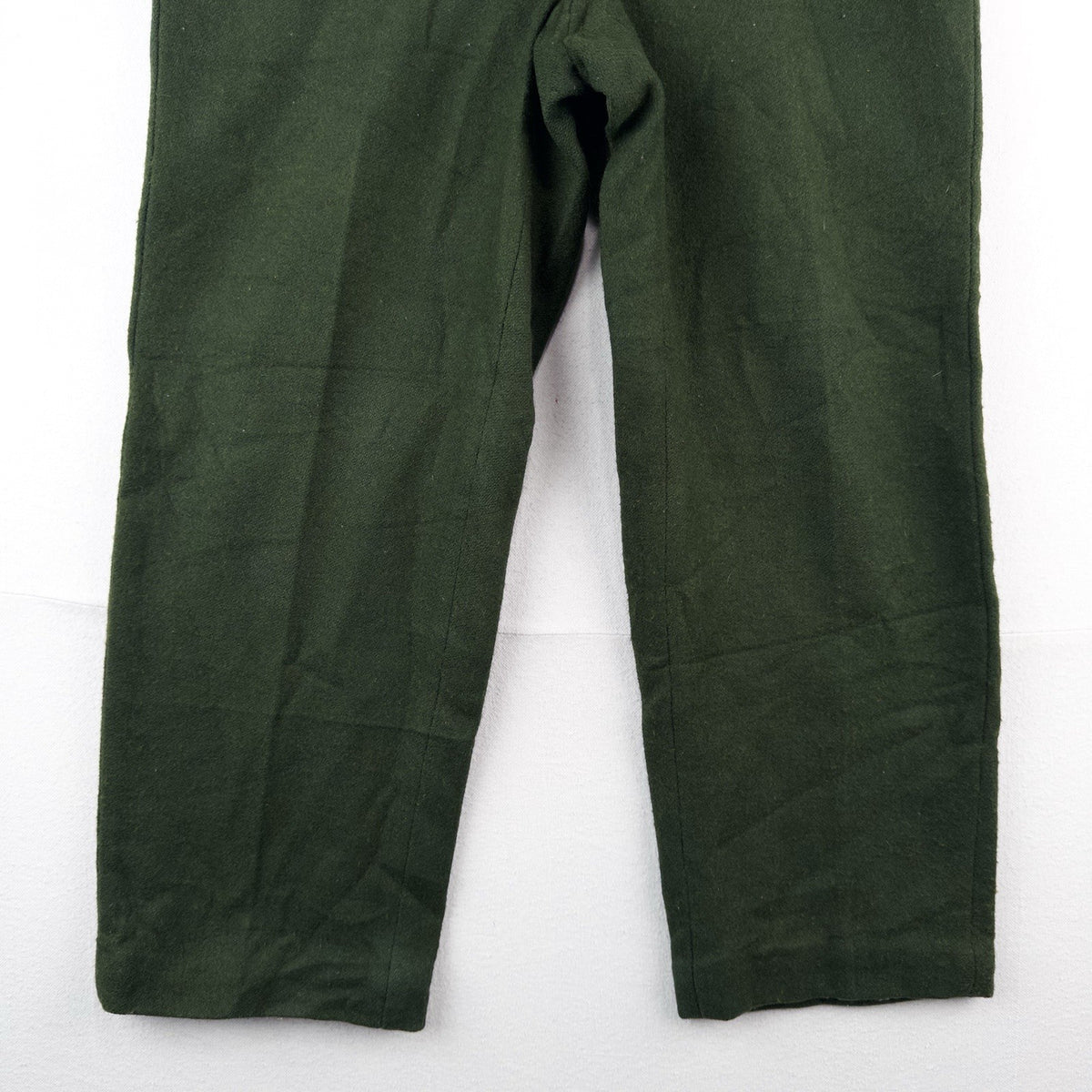 70’s Vtg Woolrich Hunting Malone Pants 34x26 Wool Forest Green High Rise 12” USA