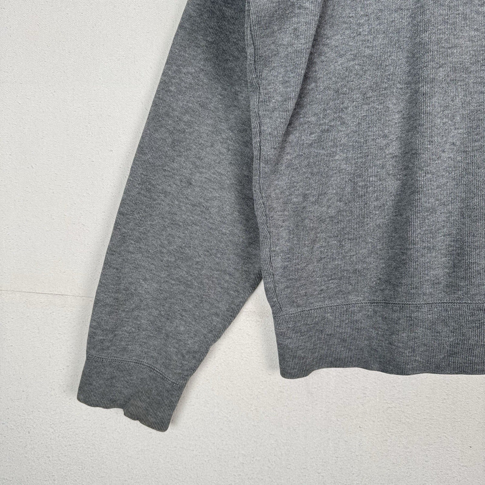 Vtg Polo Ralph Lauren Mens XL Gray Ribbed Cardigan Full Zip Sweater *Read