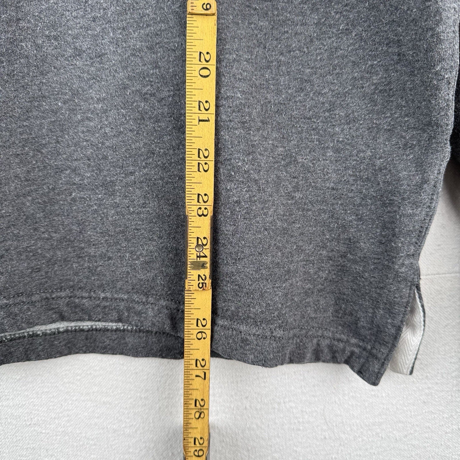 90s Vtg Polo Ralph Lauren Mens L Rugby Shirt Long Sleeve Padded Shoulders/Elbows