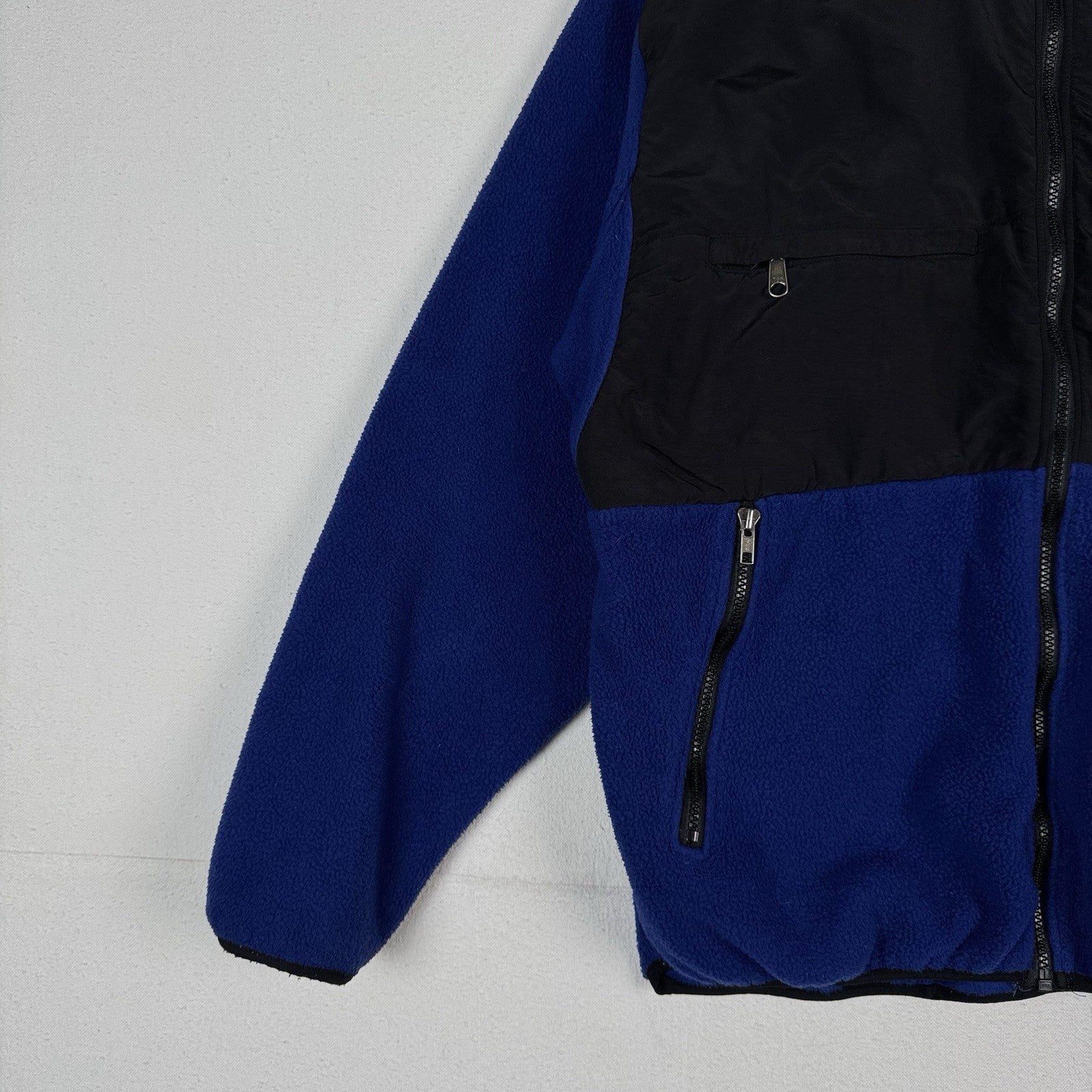 Vintage 90’s The North Face Denali Blue Polyester Fleece Jacket Men’s Size XL