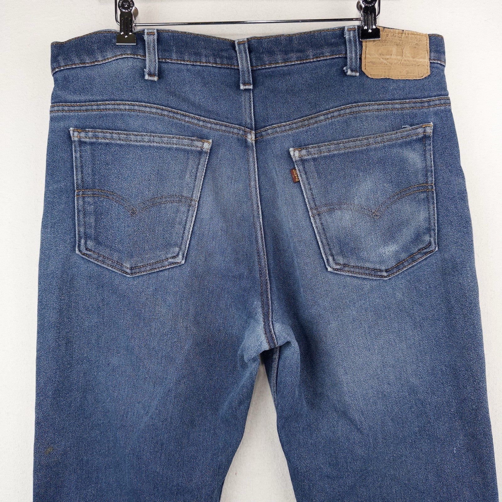 80’s Vtg Levi's 509-2017 Straight Leg Regular Fit Blue Denim Jeans Size 38x30