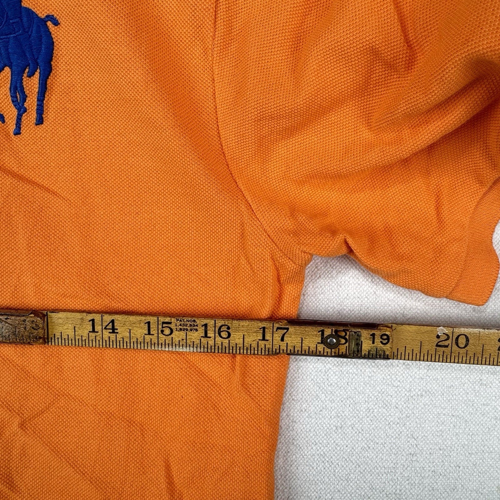 Polo Ralph Lauren Boy’s L 14-16 Classic Fit Big Pony Shirt Orange #3