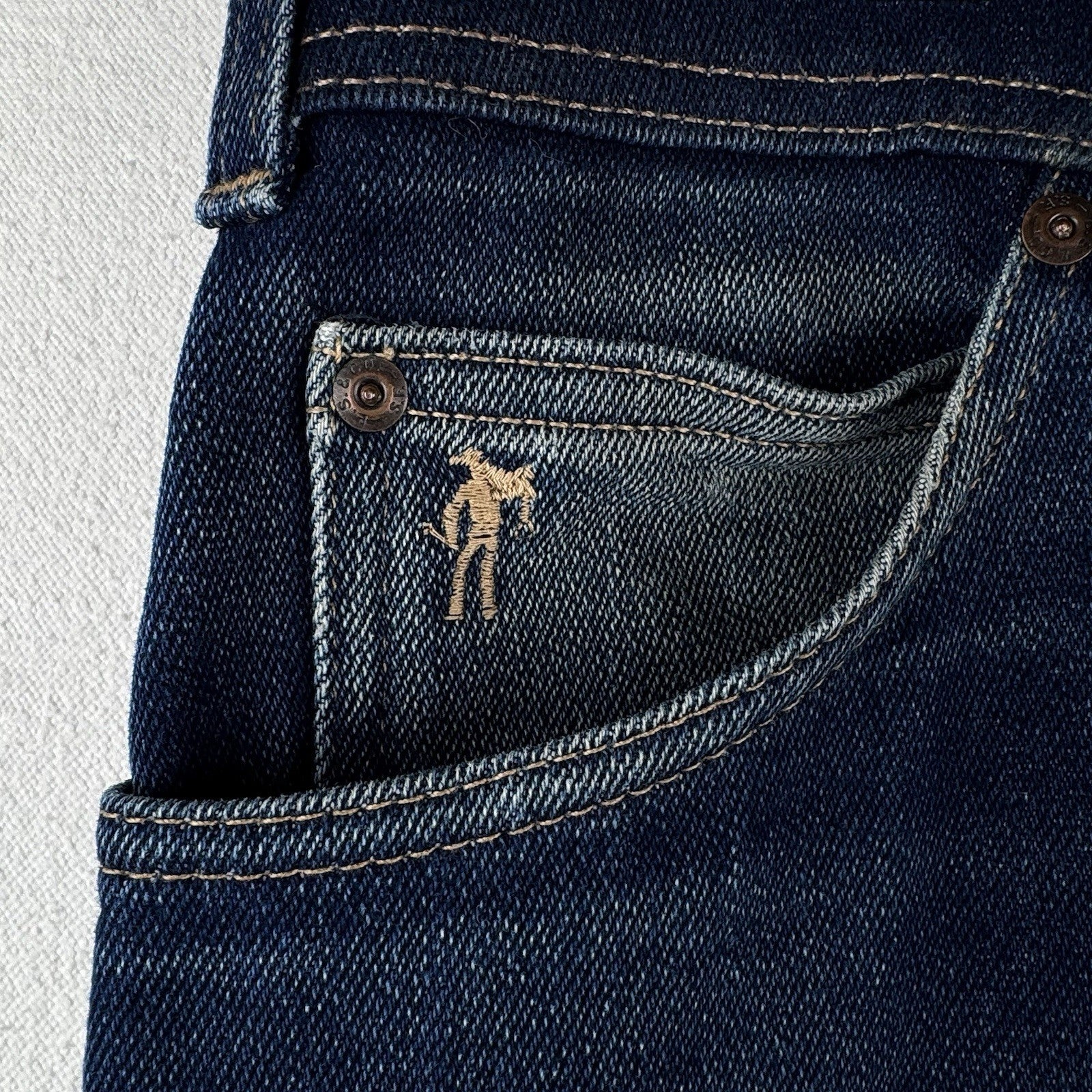 70's Vtg Levi's Blue Tab Bootcut 9" Jeans For Men with a Skosh More 34x30