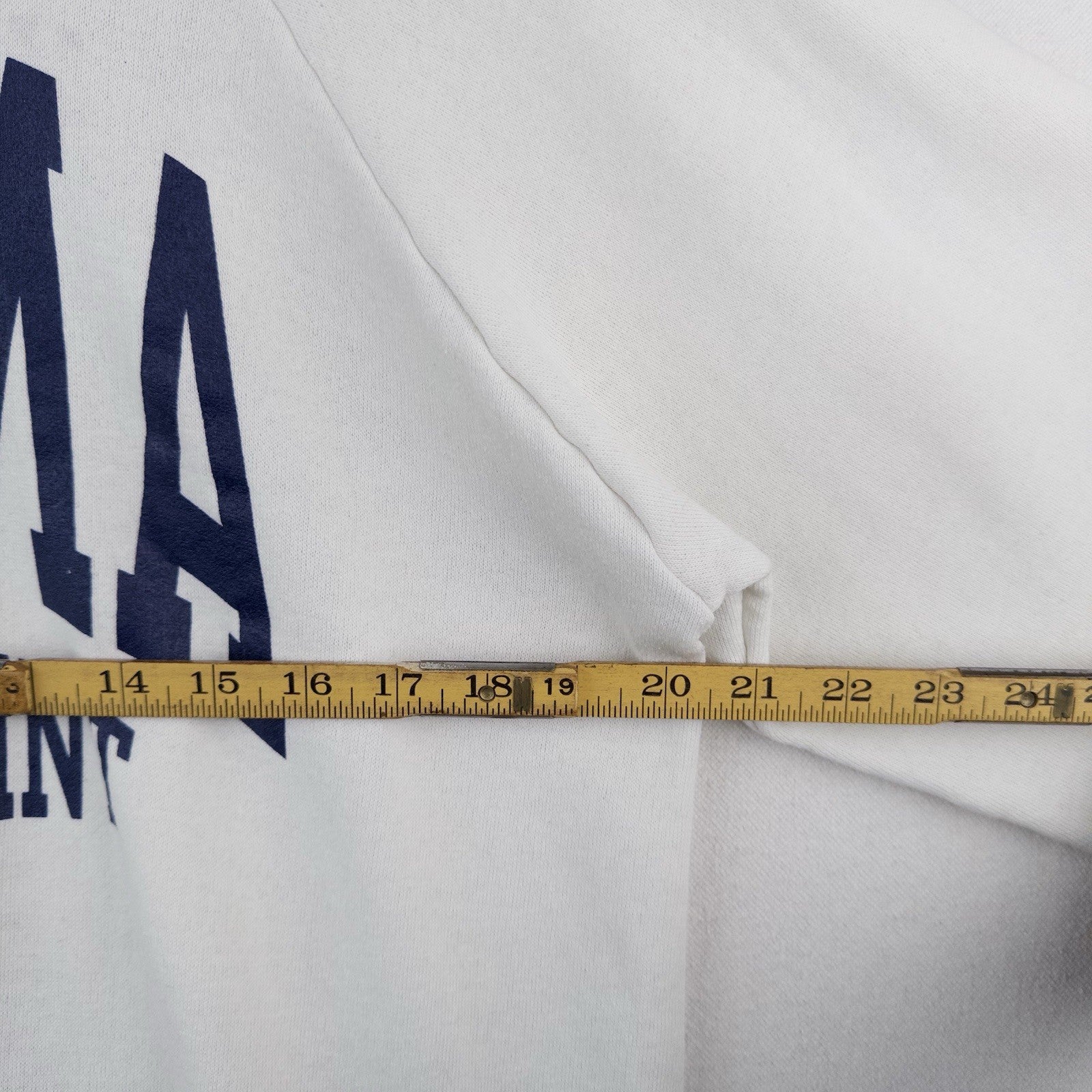 80’s Vtg Champion USMMA Merchant Marine Academy Kings Point XL White Hoodie USA