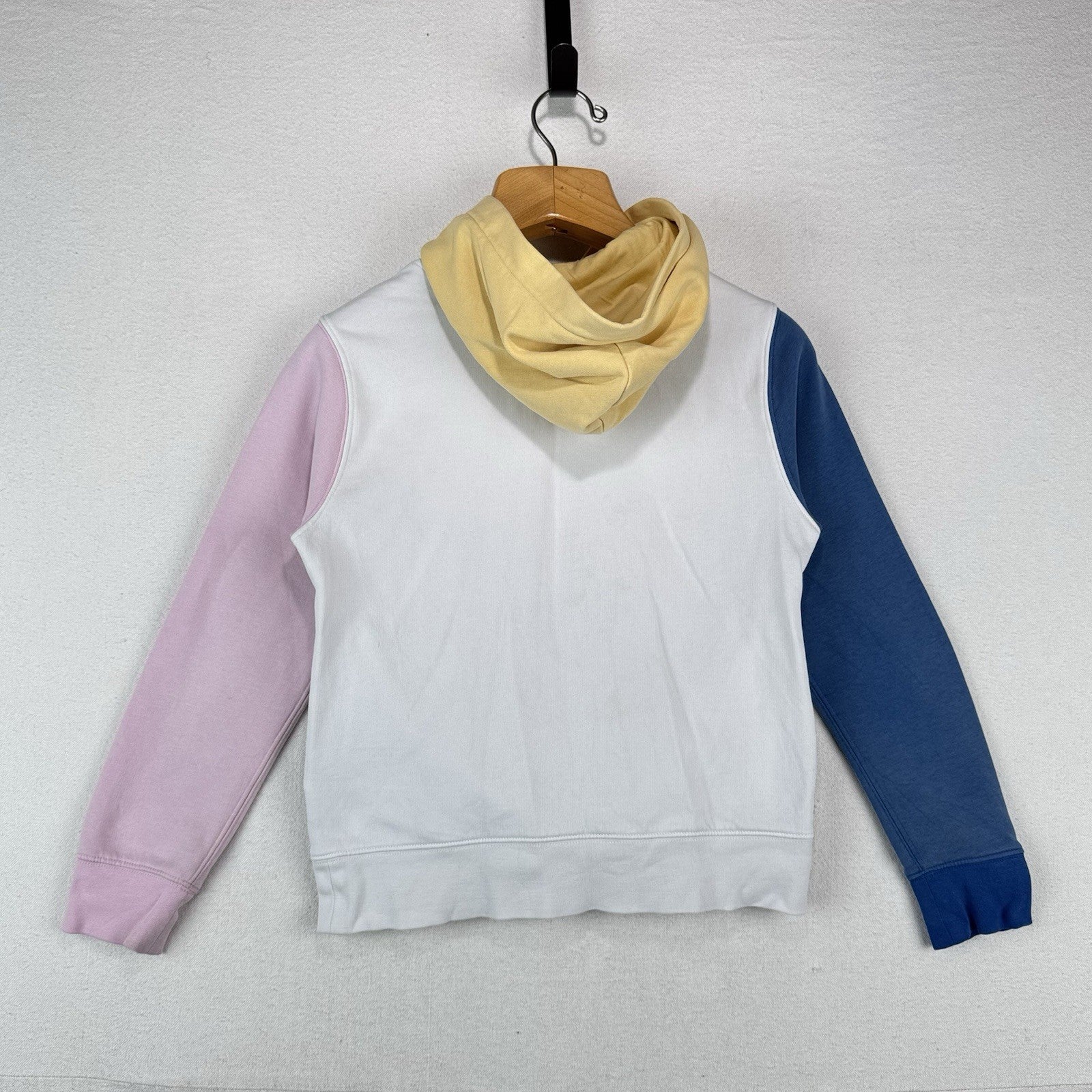 Polo Ralph Lauren Kids L 14-16 Polo Bear Colorblock Fleece Hoodie White *Read