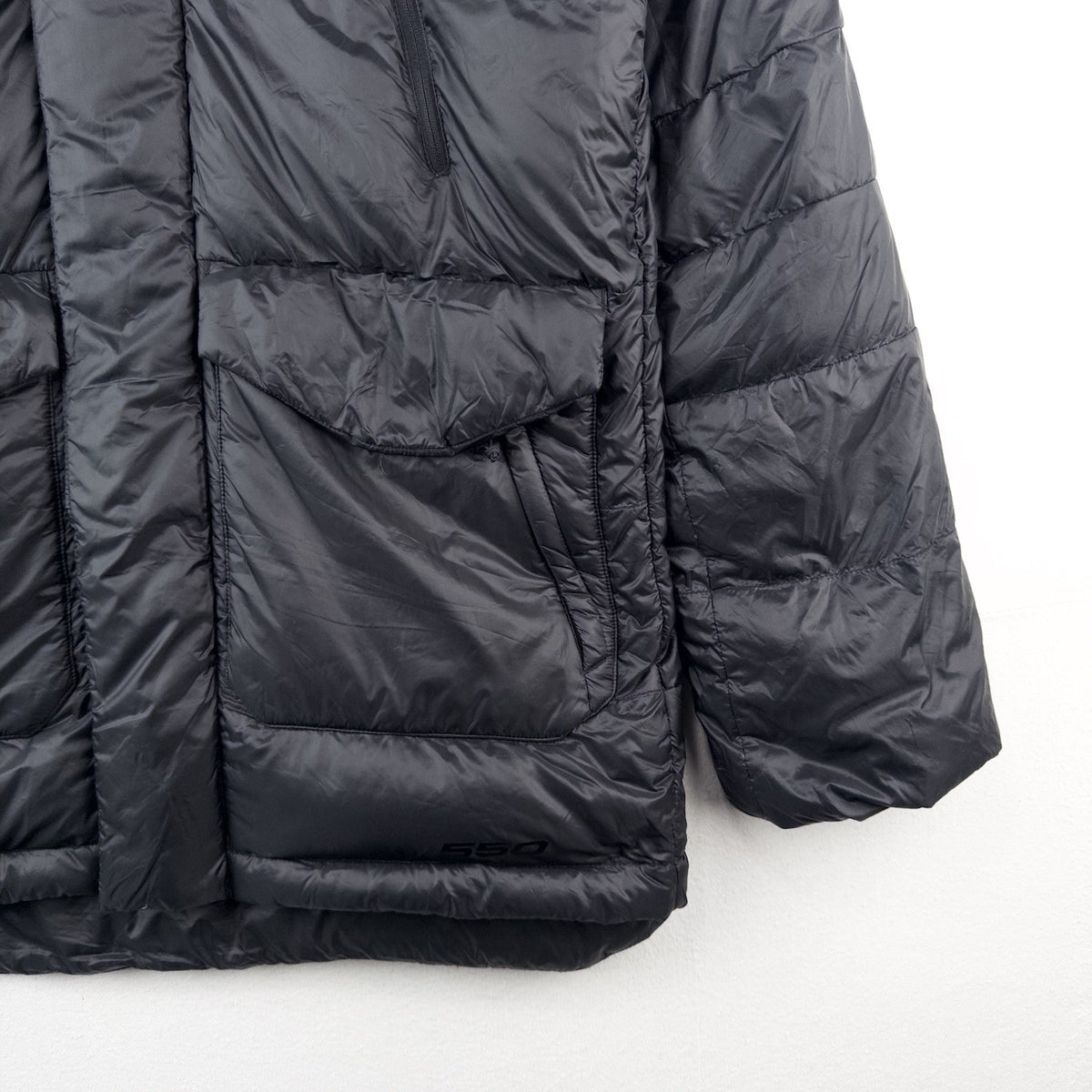 THE NORTH FACE Polar Journey Parka 550 Men’s L Black Hooded Ripstop