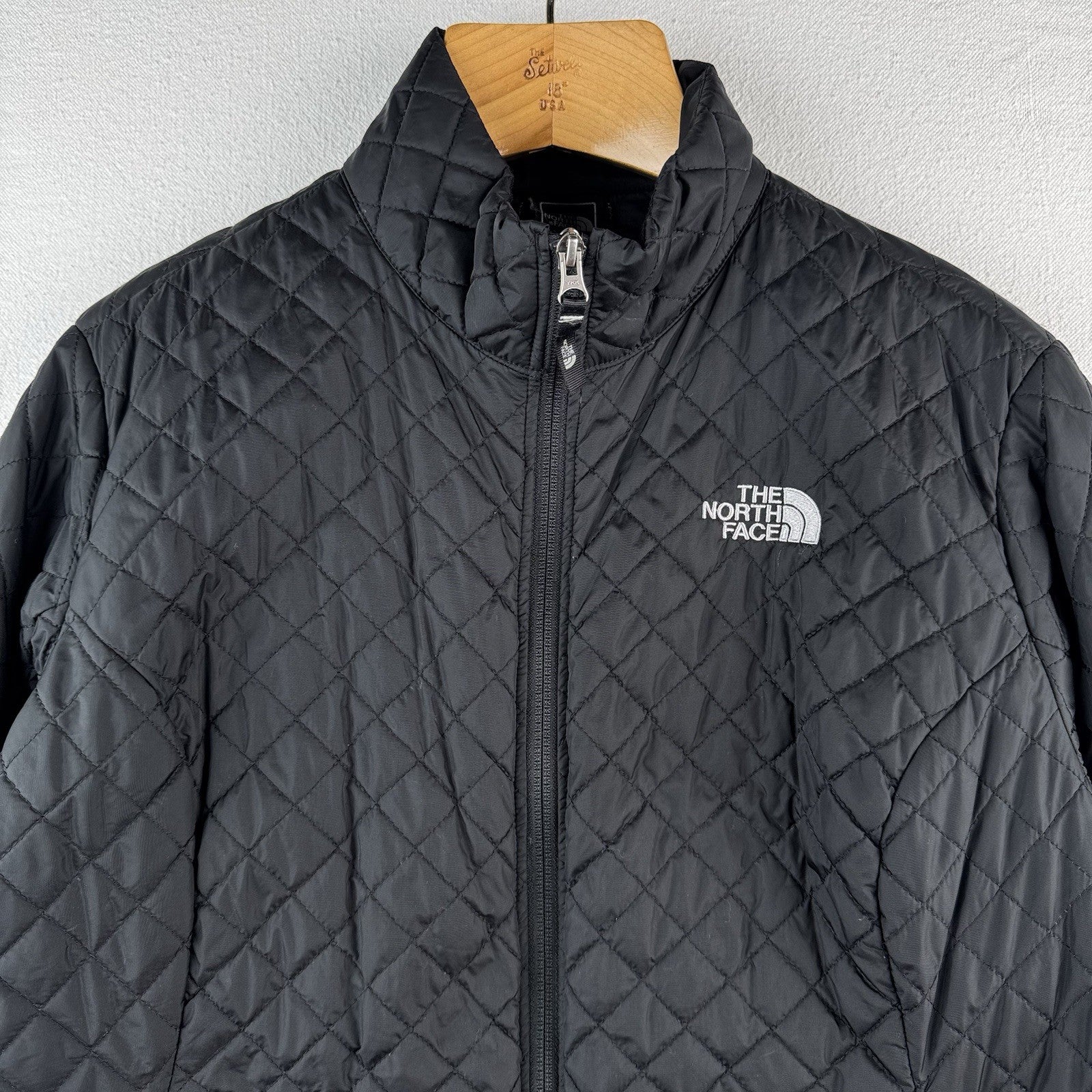 The North Face Women’s Large Black Thermoball Quilted Insulated Puffer Jacket