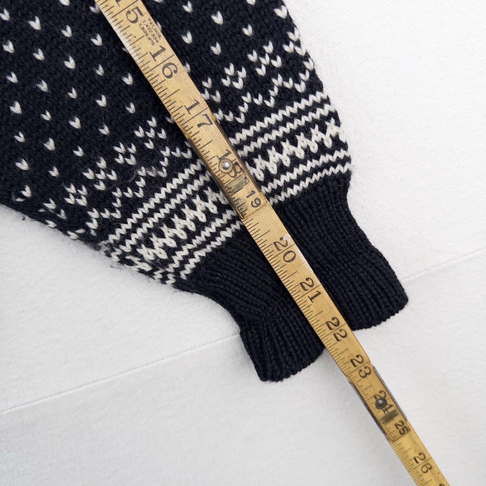 80’s Vtg Dale of Norway Pullover Sweater Men’s Large Fair Isle Wool Knit Black
