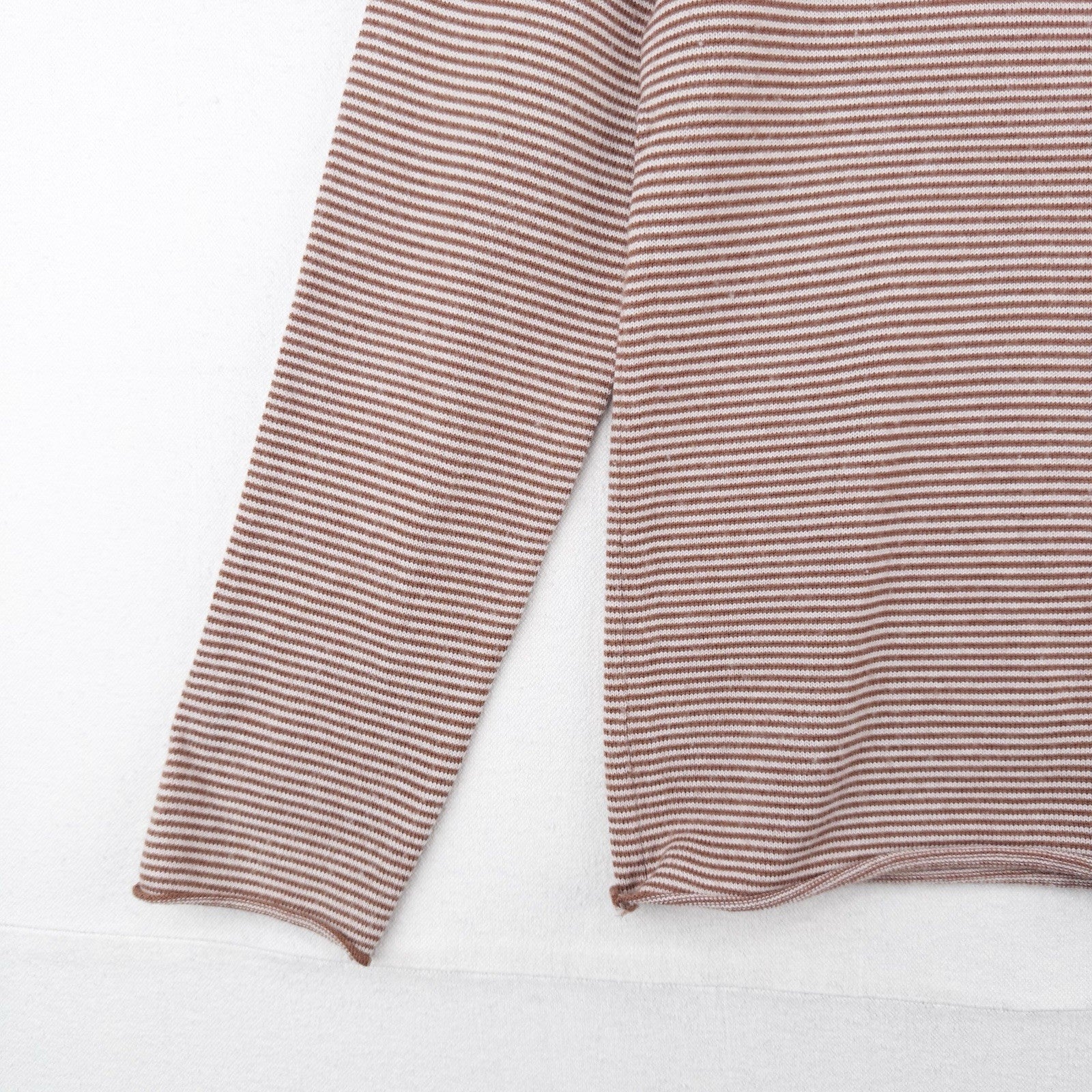 Merino Wool Striped Sweater Henley Women’s Large Carve Designs
