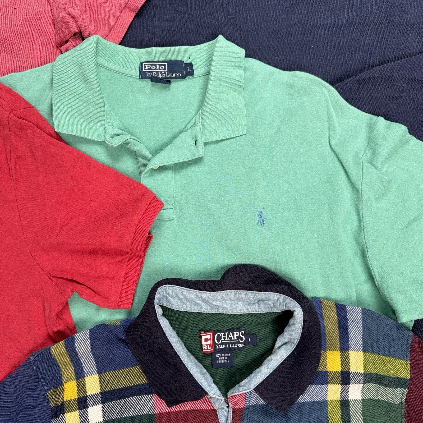 Lot of 11 Polo Ralph Lauren Short Sleeve Shirts Wholesale Box S,M,L