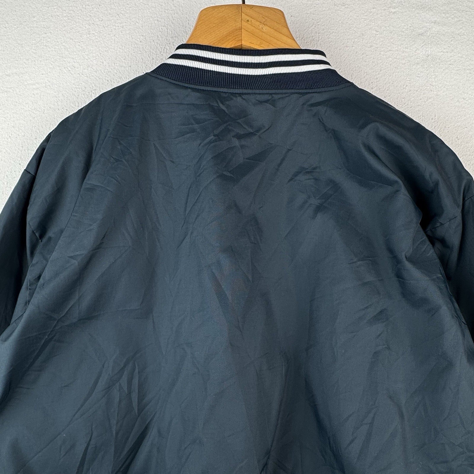 USA Baseball Player Pullover Windbreaker Jacket XL 46-48 Blue #22