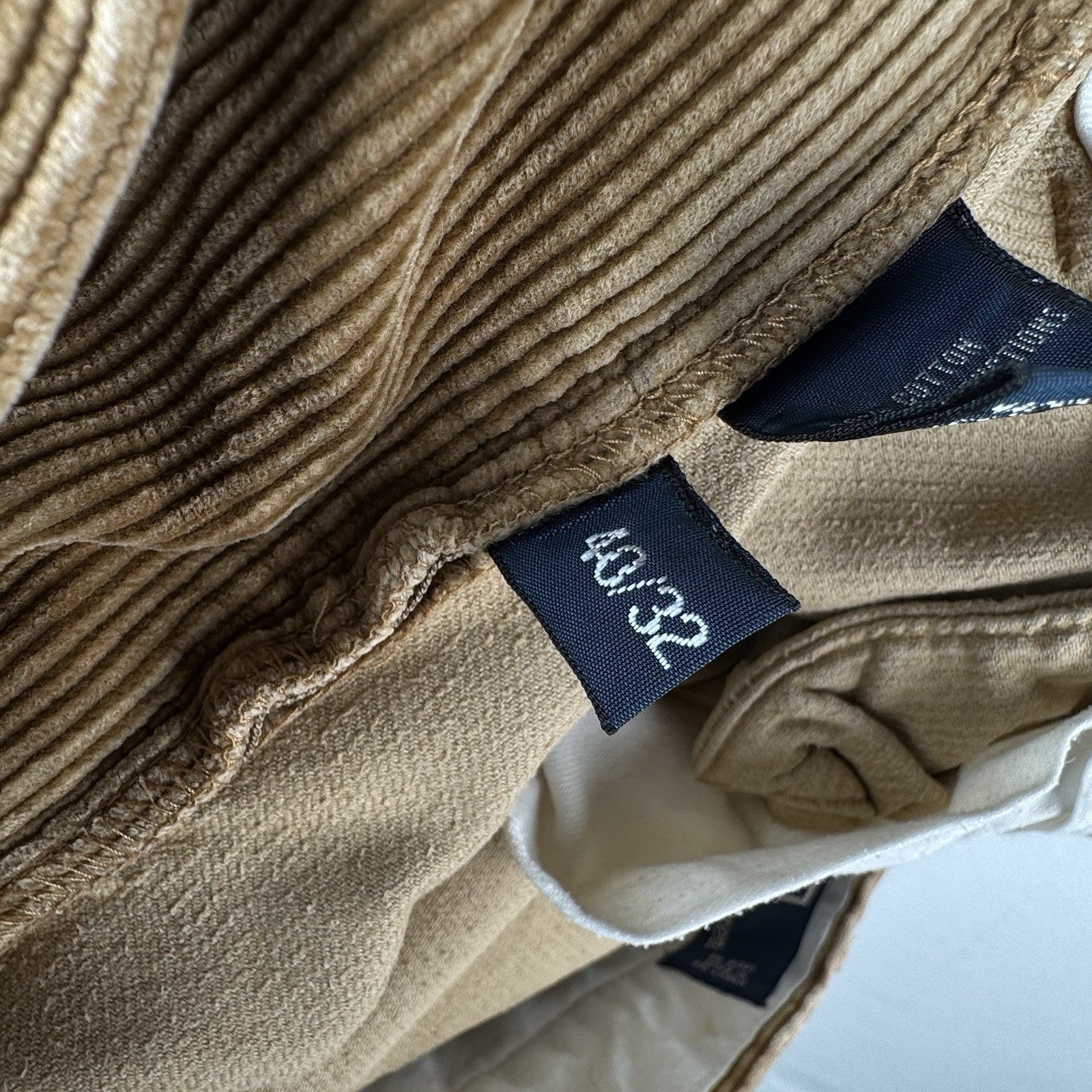 Polo Ralph Lauren Men’s 40x32 Corduroy Pants Tan Brown Fits 38x30 *Read