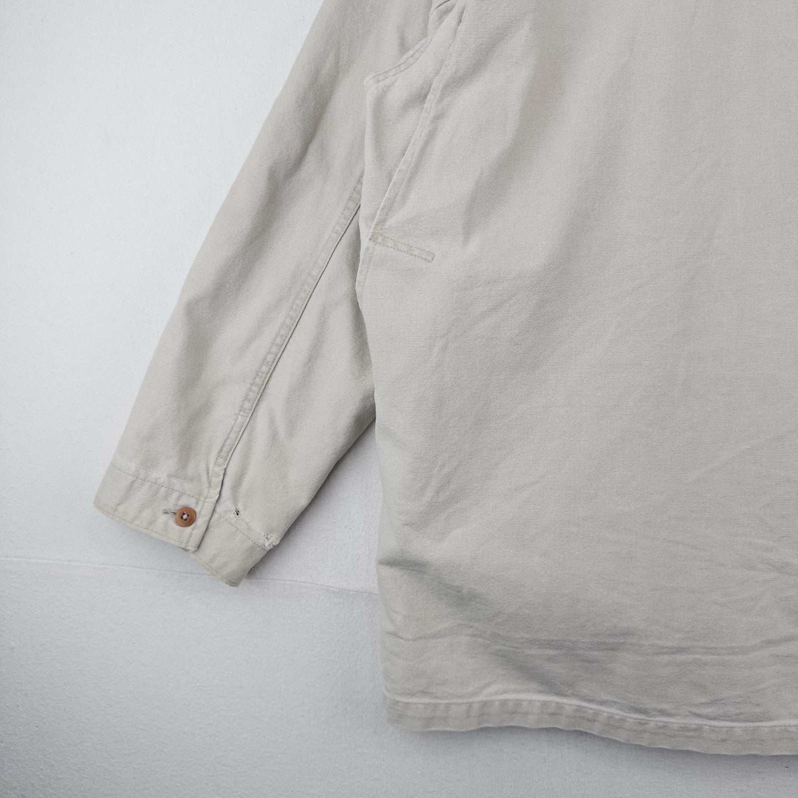 80’s Vtg LL Bean Unisex M (44) Duck Canvas Field Chore Coat Jacket Wool Liner