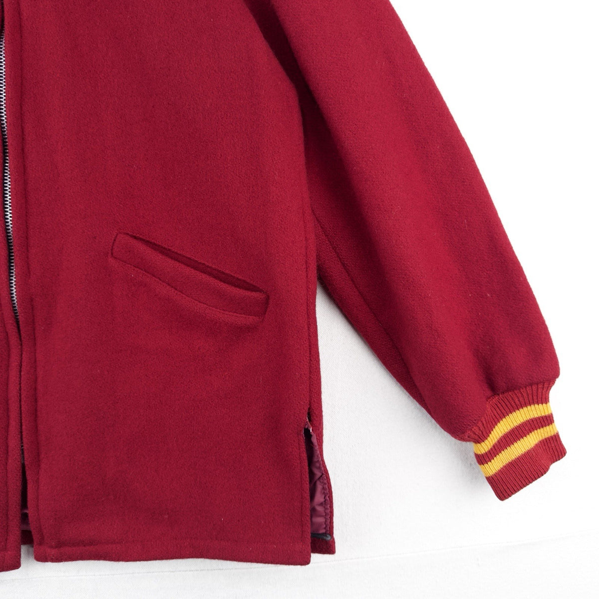 50’s Vtg Butwin Iowa State Varsity Letterman Jacket Womens 12 Burgundy Wool