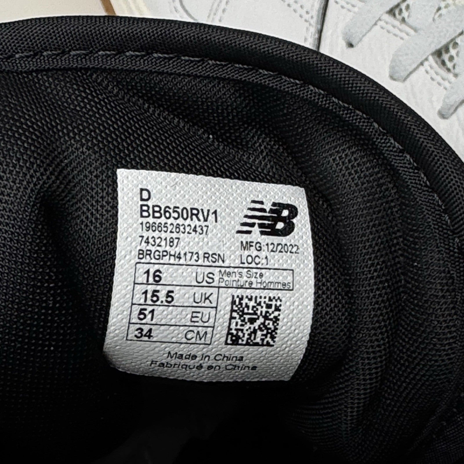 NWT New Balance Aimé Leon Dore x 650R White Black Gum Men’s 16