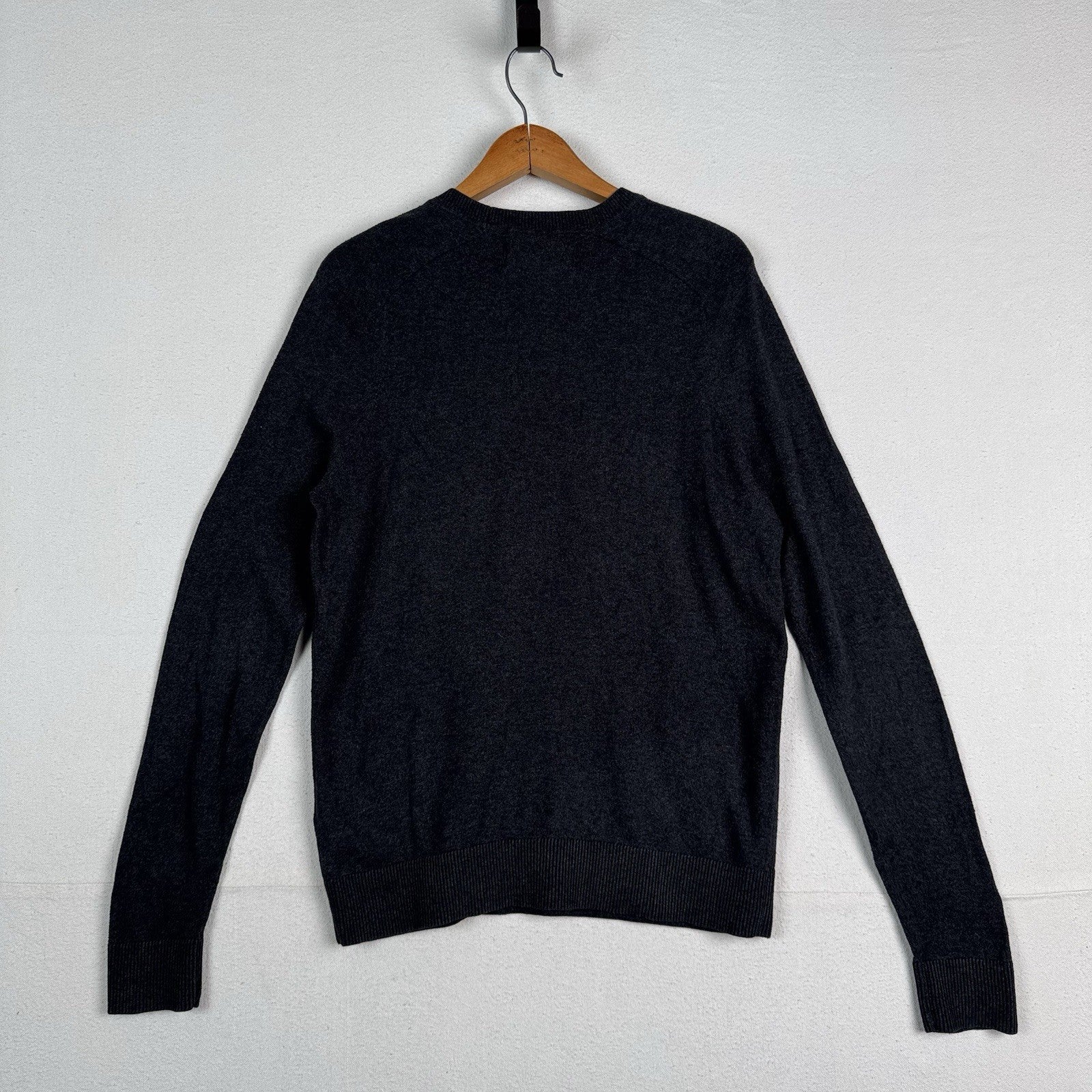 A&F Abercrombie & Fitch Women’s Gray Soft Cotton Cashmere Crew Neck Sweater M