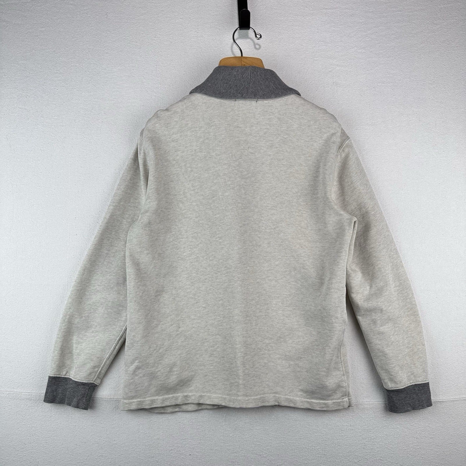 Polo Ralph Lauren Youth XL 18-20 Gray Cardigan French Terry RL Motorcycles