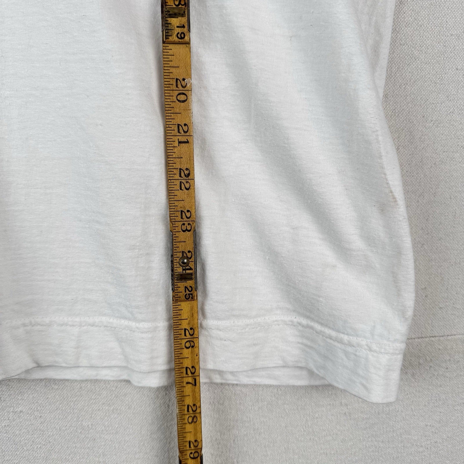 Vintage Nautica J-Class US2 Racing Men’s Large White Long Sleeve Pocket T-shirt