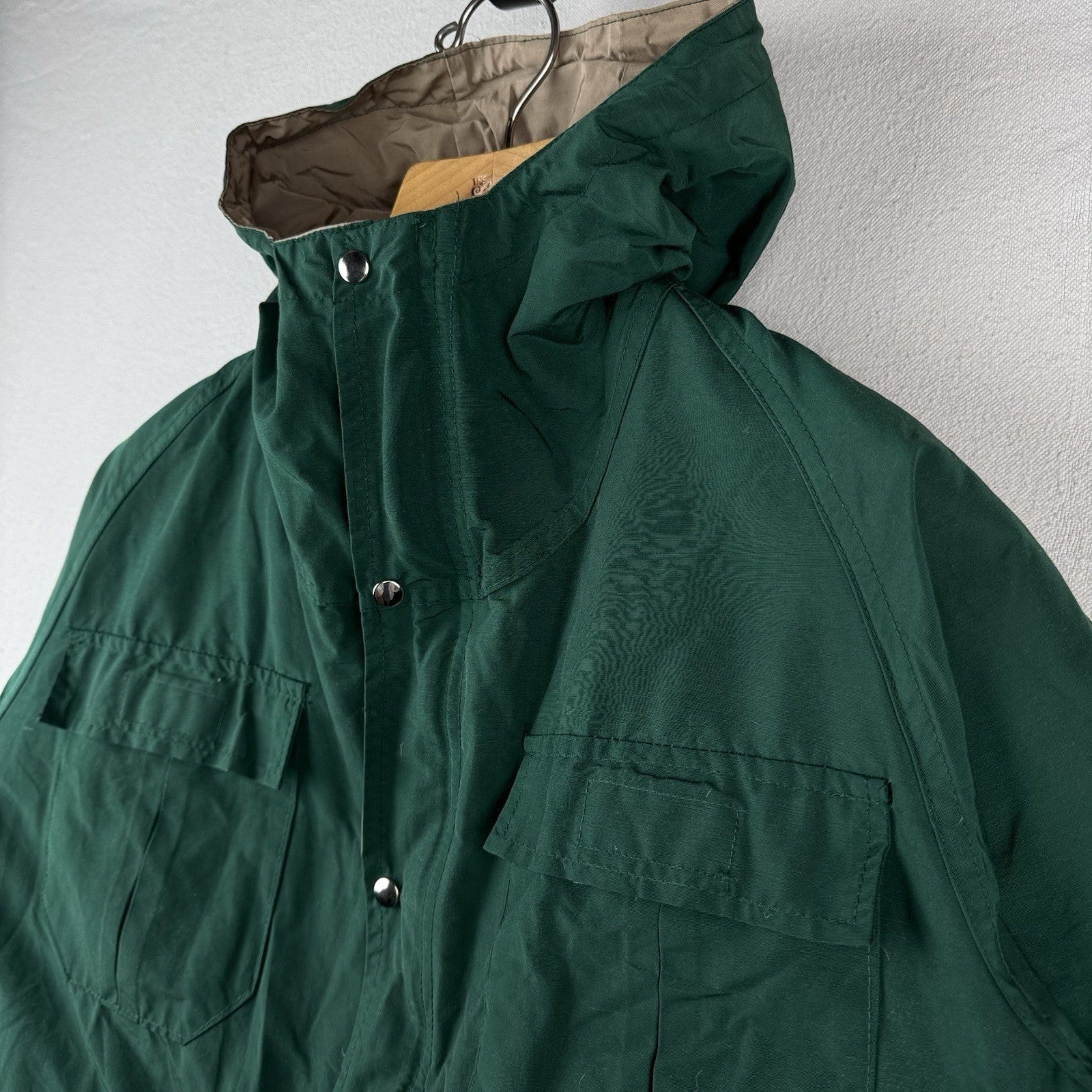 70's Vintage Sierra Designs Men's Medium Pine Green 60/40 Hooded Parka Jacket