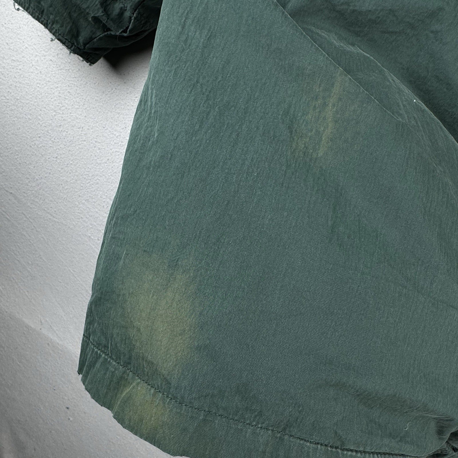 90’s Vtg L.L. Bean Men’s L Goose Down Faux Fur Hooded Parka Puffer Jacket Green