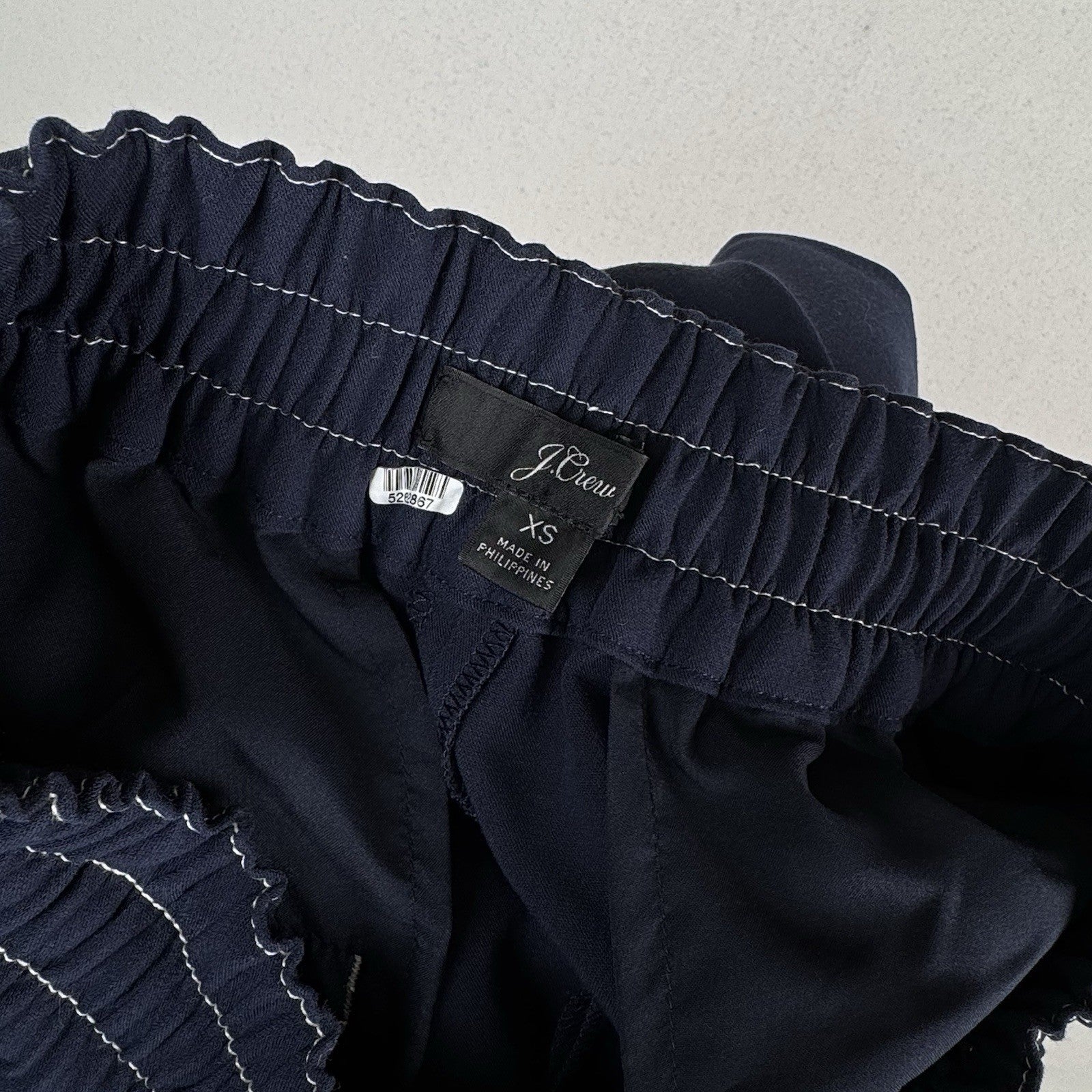 J. Crew Drapey Drawstring Pants Navy Blue Women’s XS X-Small