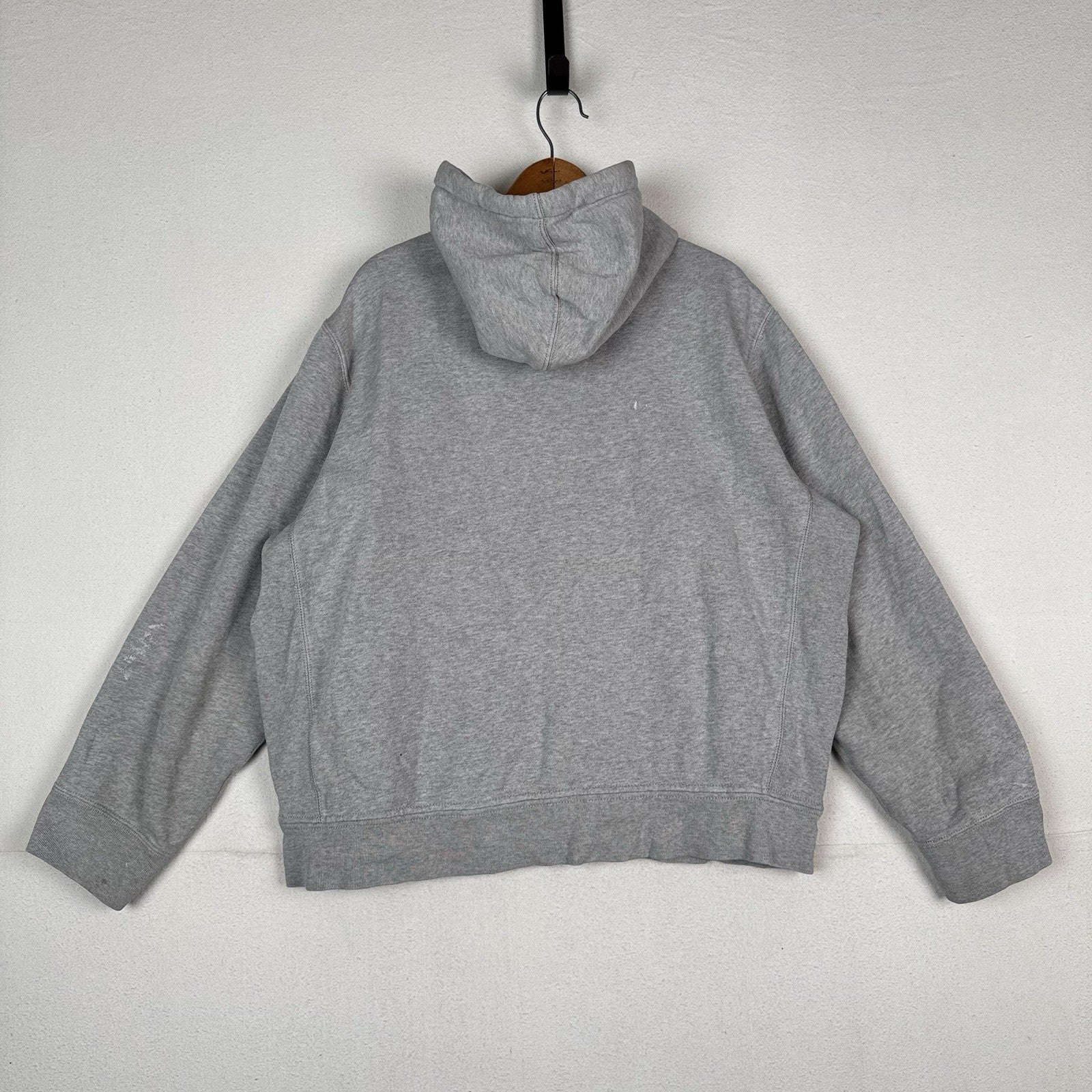 Vtg Polo Ralph Lauren Thermal Hoodie Men’s 2XL Full Zip Gray Sweatshirt *Read