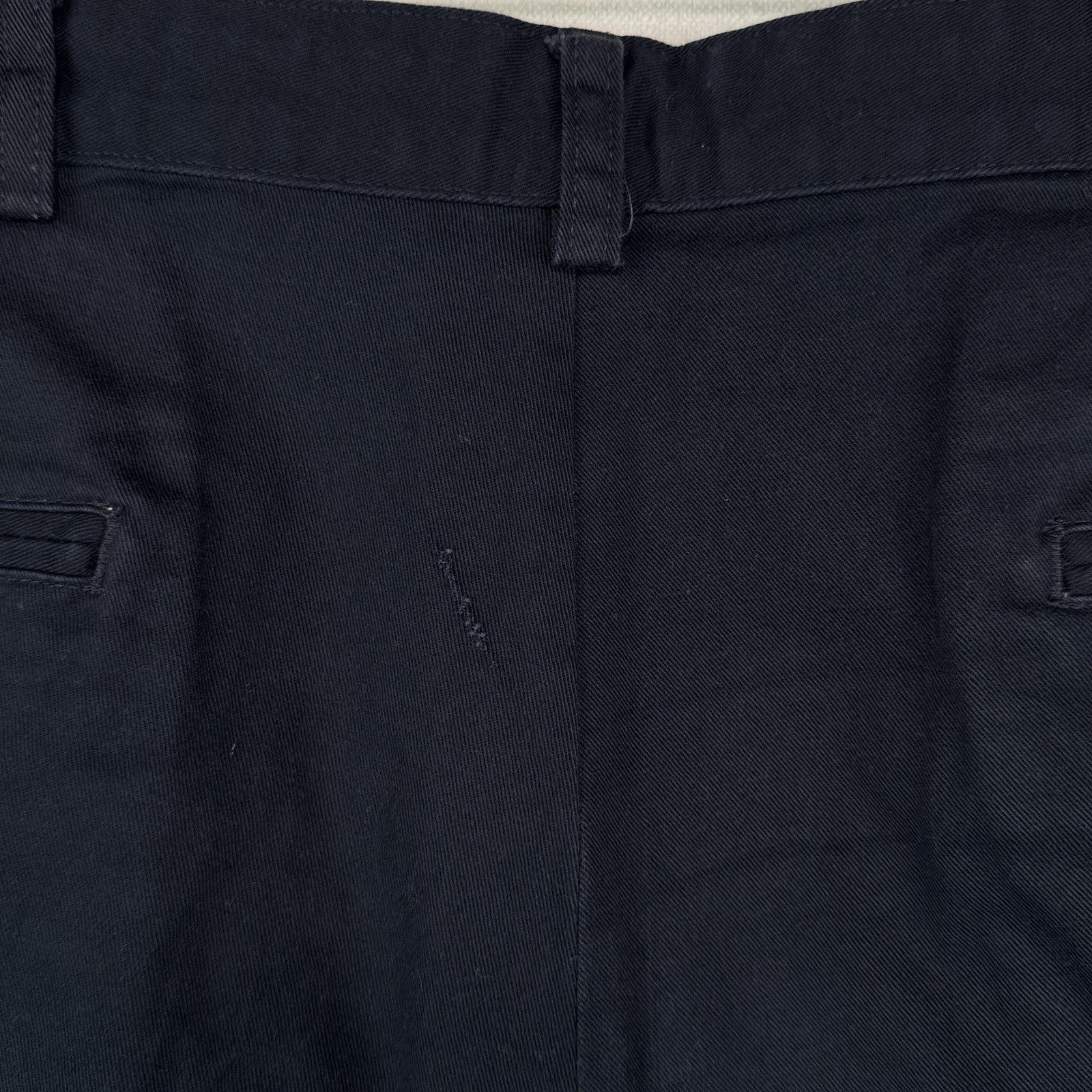 90’s Vtg Polo Ralph Lauren Men’s 36x5.5 Chino Shorts Blue Pleated *Read
