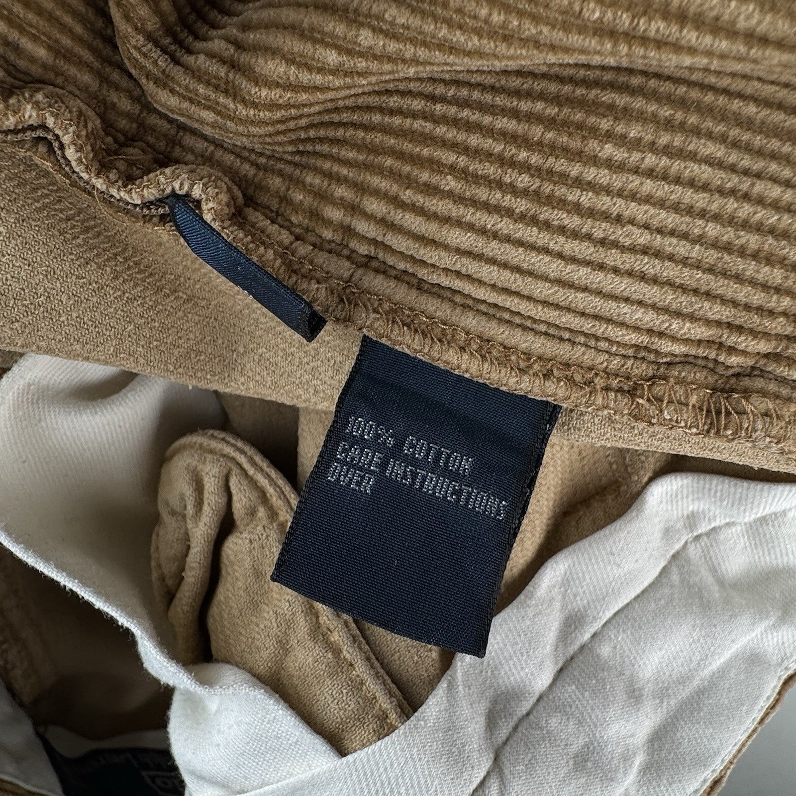 Polo Ralph Lauren Men’s 40x32 Corduroy Pants Tan Brown Fits 38x30 *Read