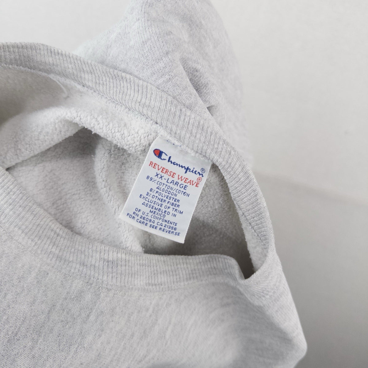90’s Vtg Merrimack Champion Reverse Weave Sweatshirt XL Crewneck Grey *Read