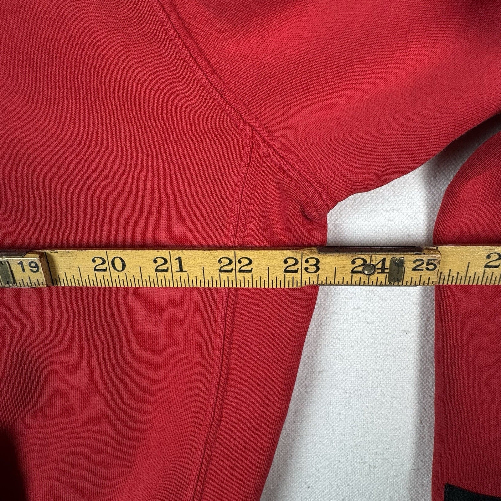 Nike Sportswear Men’s M Embroidered Fleece Hoodie Just Do It Red Black *read
