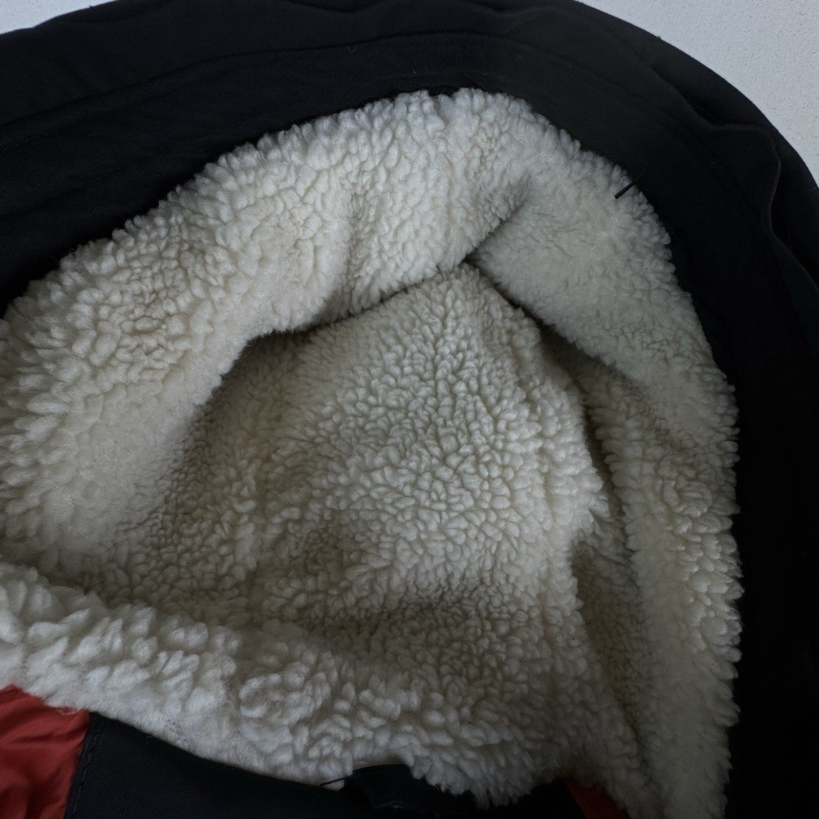 Abercrombie & Fitch Water Resistant Down Lined Black Parka Men’s M *No Hood Fur*